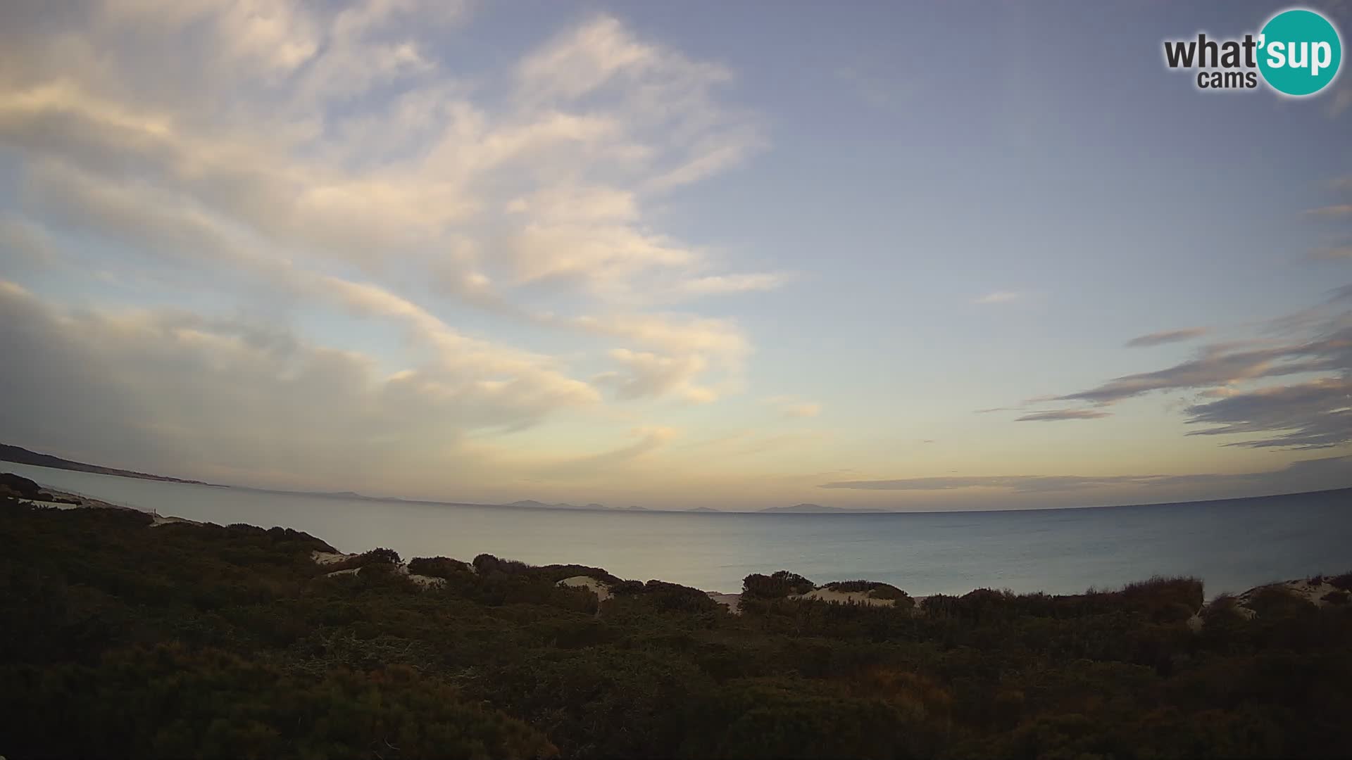 Villaplatamona, vista panorámica del Golfo de Asinara, Platamona, Sorso, Cerdeña – cámara web en vivo