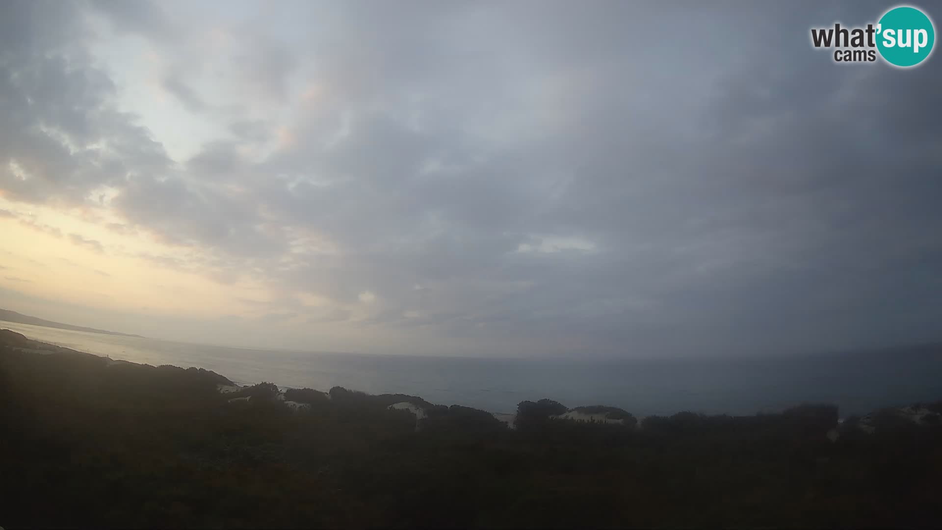 Villaplatamona, panoramic view of the Gulf of Asinara, Platamona, Sorso, Sardinia – live webcam