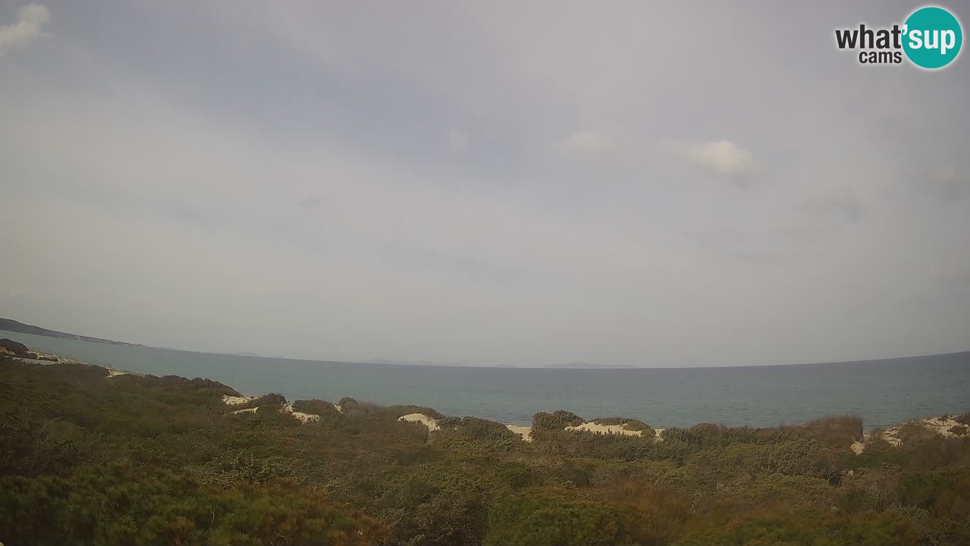 Villaplatamona, vista panoramica sul Golfo dell’Asinara, Platamona, Sorso, Sardegna – live webcam