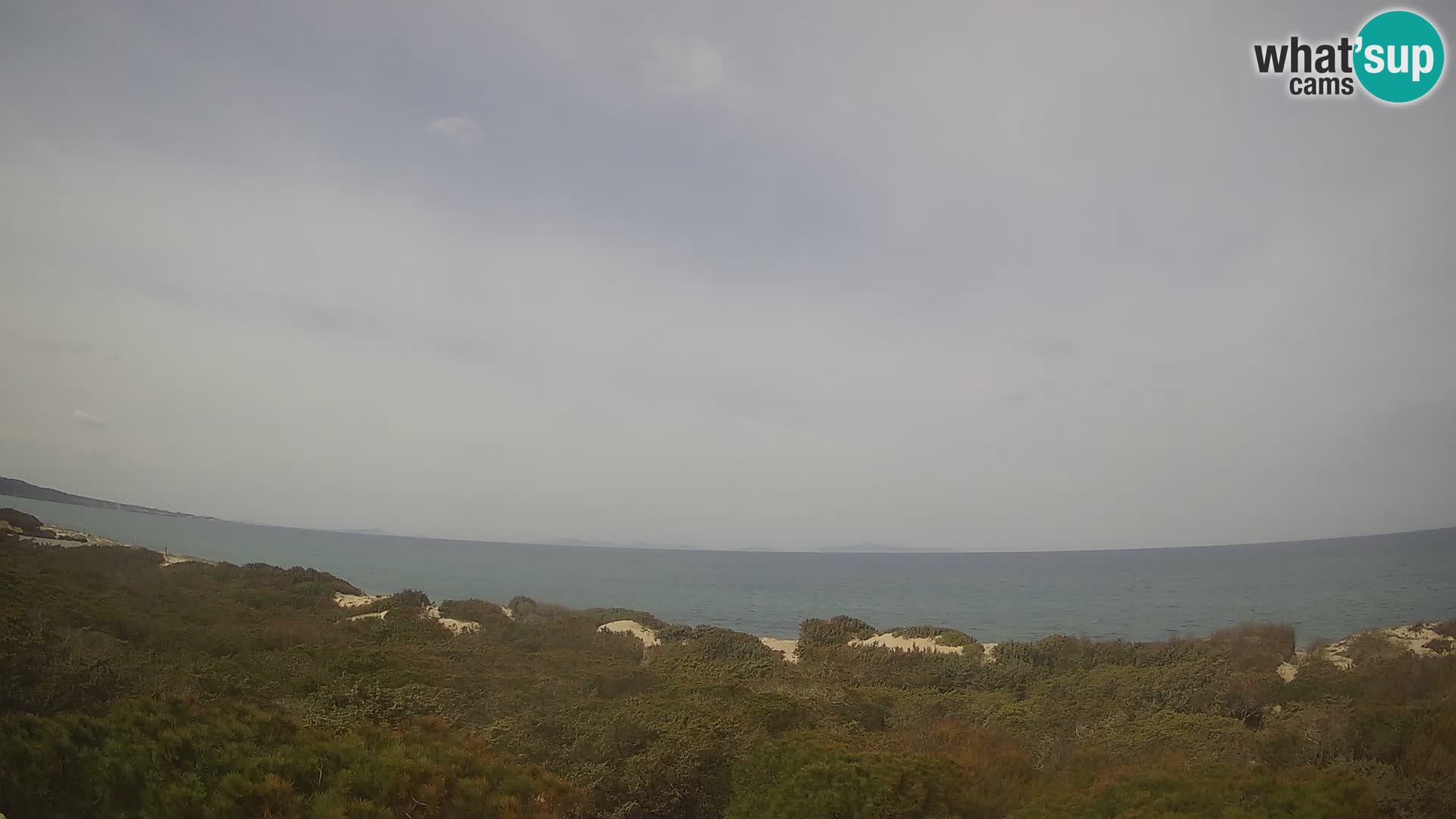 Villaplatamona, Panoramablick auf den Golf von Asinara, Platamona, Sorso, Sardinien – Live-Webcam