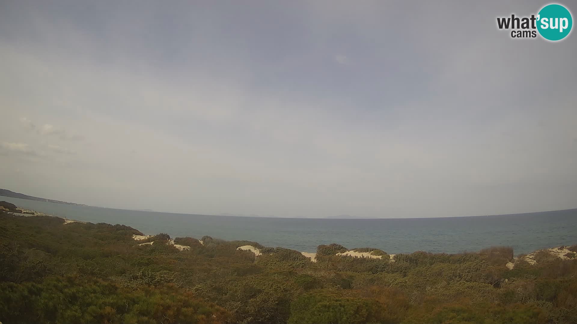 Villaplatamona, vue panoramique sur le golfe de l’Asinara, Platamona, Sorso, Sardaigne – webcam en direct