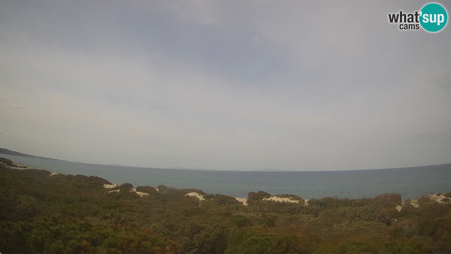 Villaplatamona, Panoramablick auf den Golf von Asinara, Platamona, Sorso, Sardinien – Live-Webcam