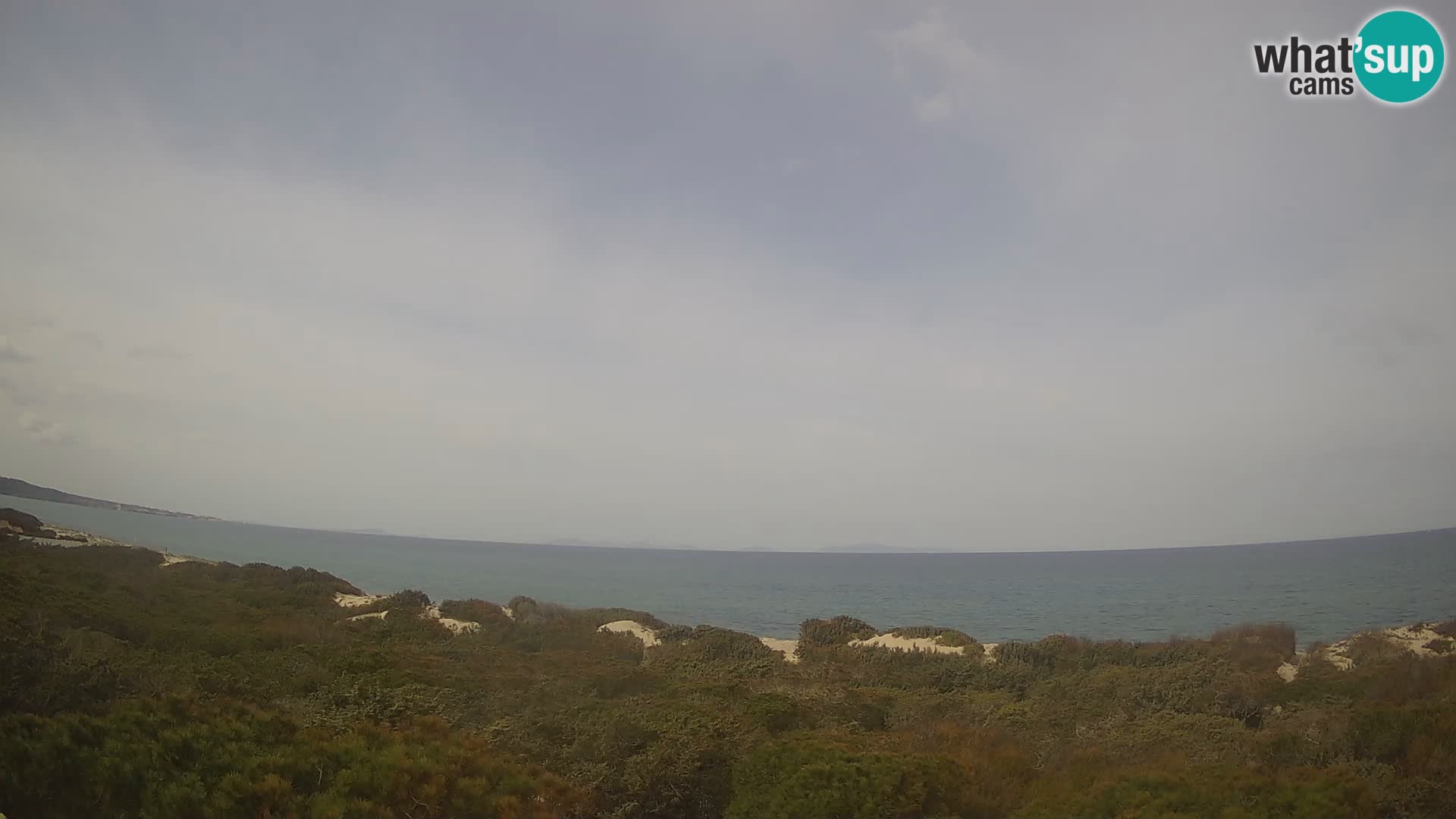 Villaplatamona, vista panoramica sul Golfo dell’Asinara, Platamona, Sorso, Sardegna – live webcam