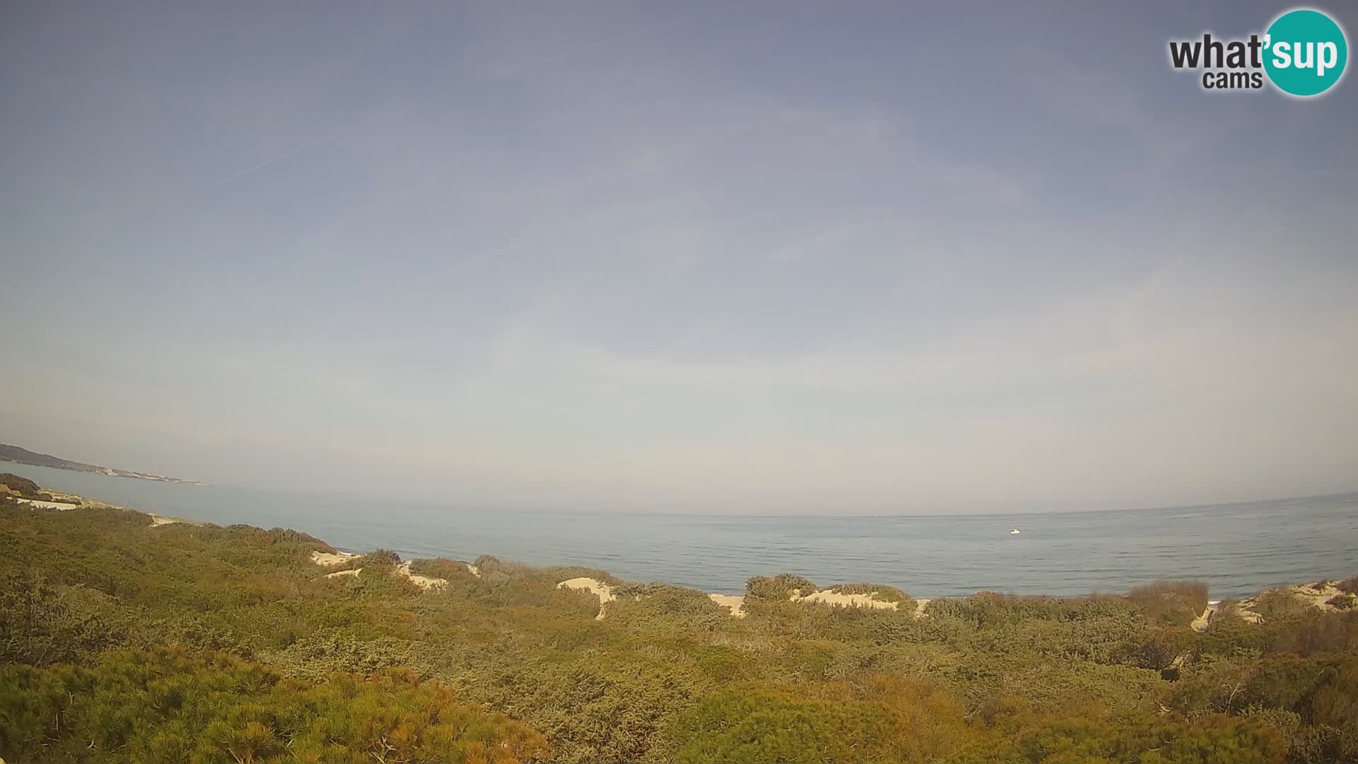 Villaplatamona, vista panoramica sul Golfo dell’Asinara, Platamona, Sorso, Sardegna – live webcam