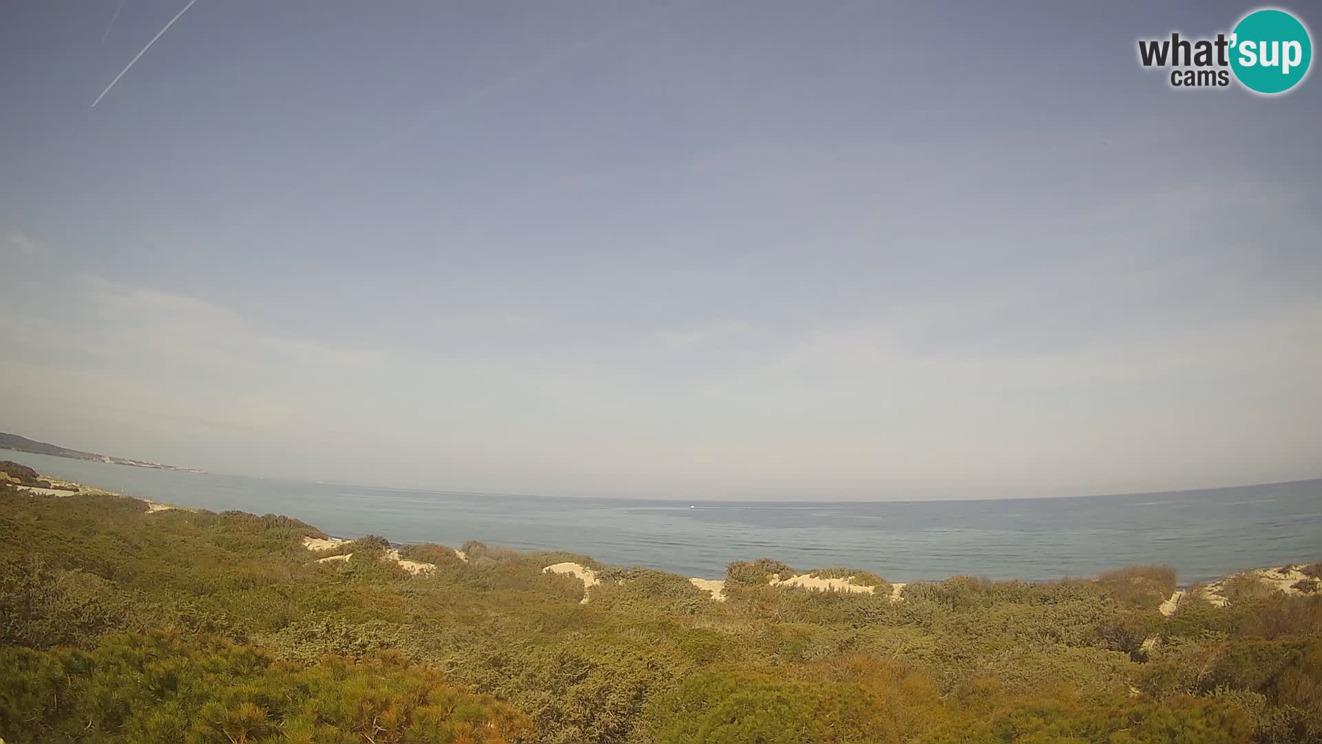 Villaplatamona, vue panoramique sur le golfe de l’Asinara, Platamona, Sorso, Sardaigne – webcam en direct