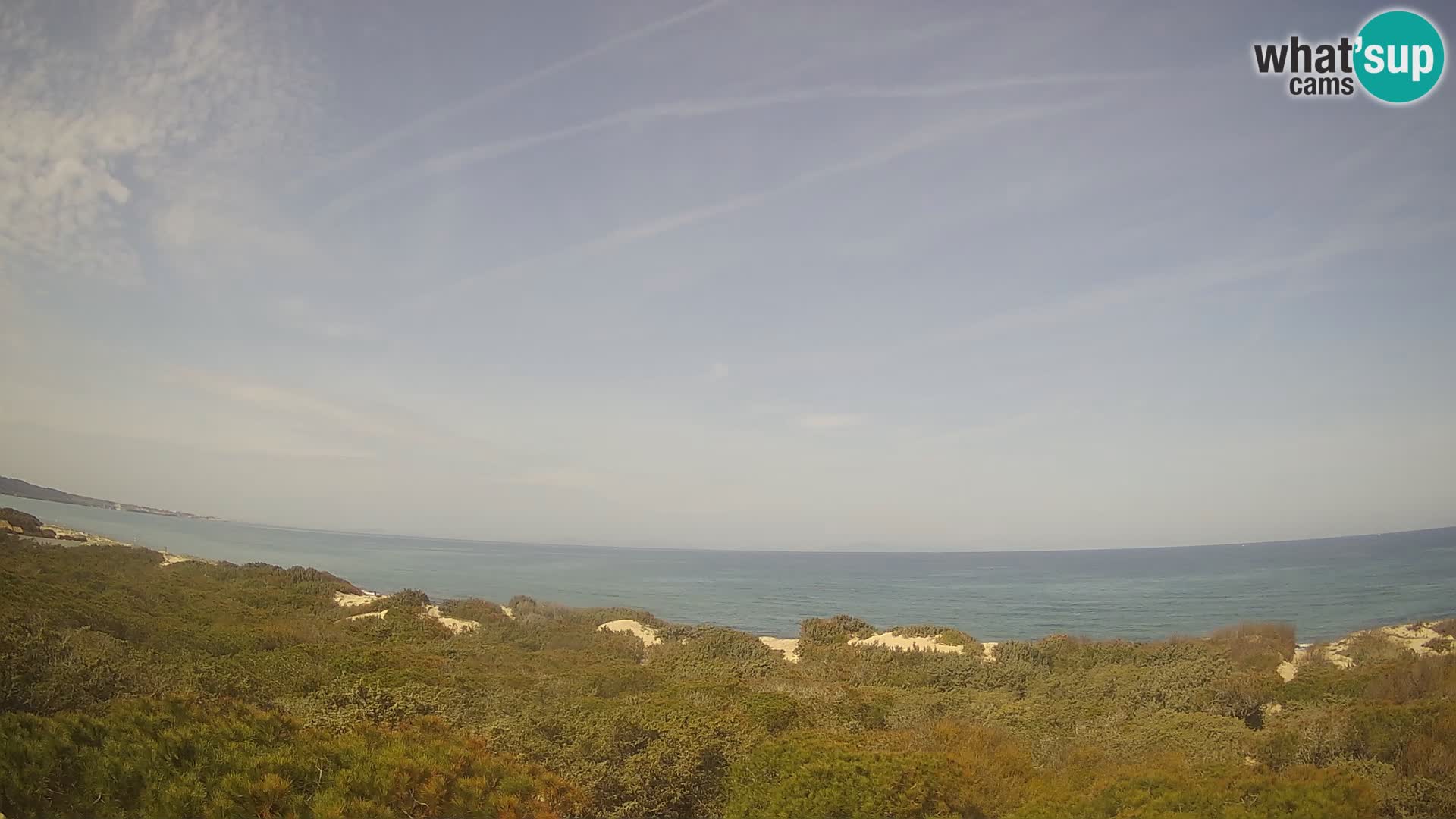 Villaplatamona, vue panoramique sur le golfe de l’Asinara, Platamona, Sorso, Sardaigne – webcam en direct