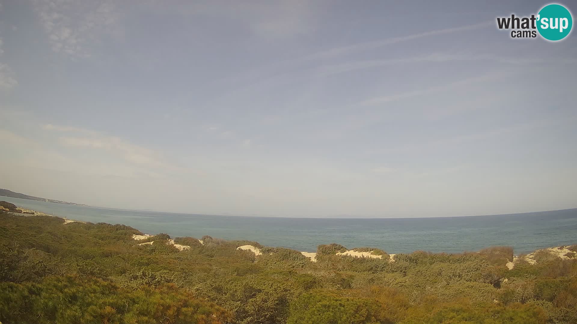 Villaplatamona, vue panoramique sur le golfe de l’Asinara, Platamona, Sorso, Sardaigne – webcam en direct