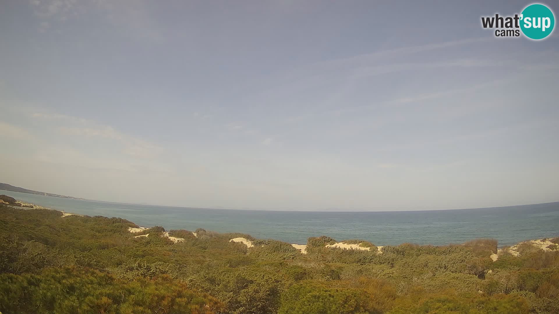 Villaplatamona, vista panoramica sul Golfo dell’Asinara, Platamona, Sorso, Sardegna – live webcam