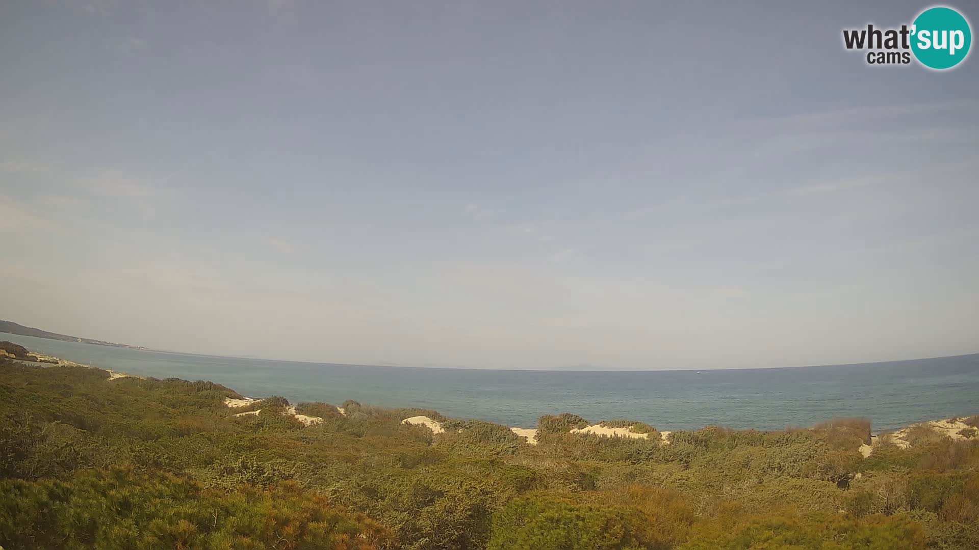 Villaplatamona, vista panoramica sul Golfo dell’Asinara, Platamona, Sorso, Sardegna – live webcam