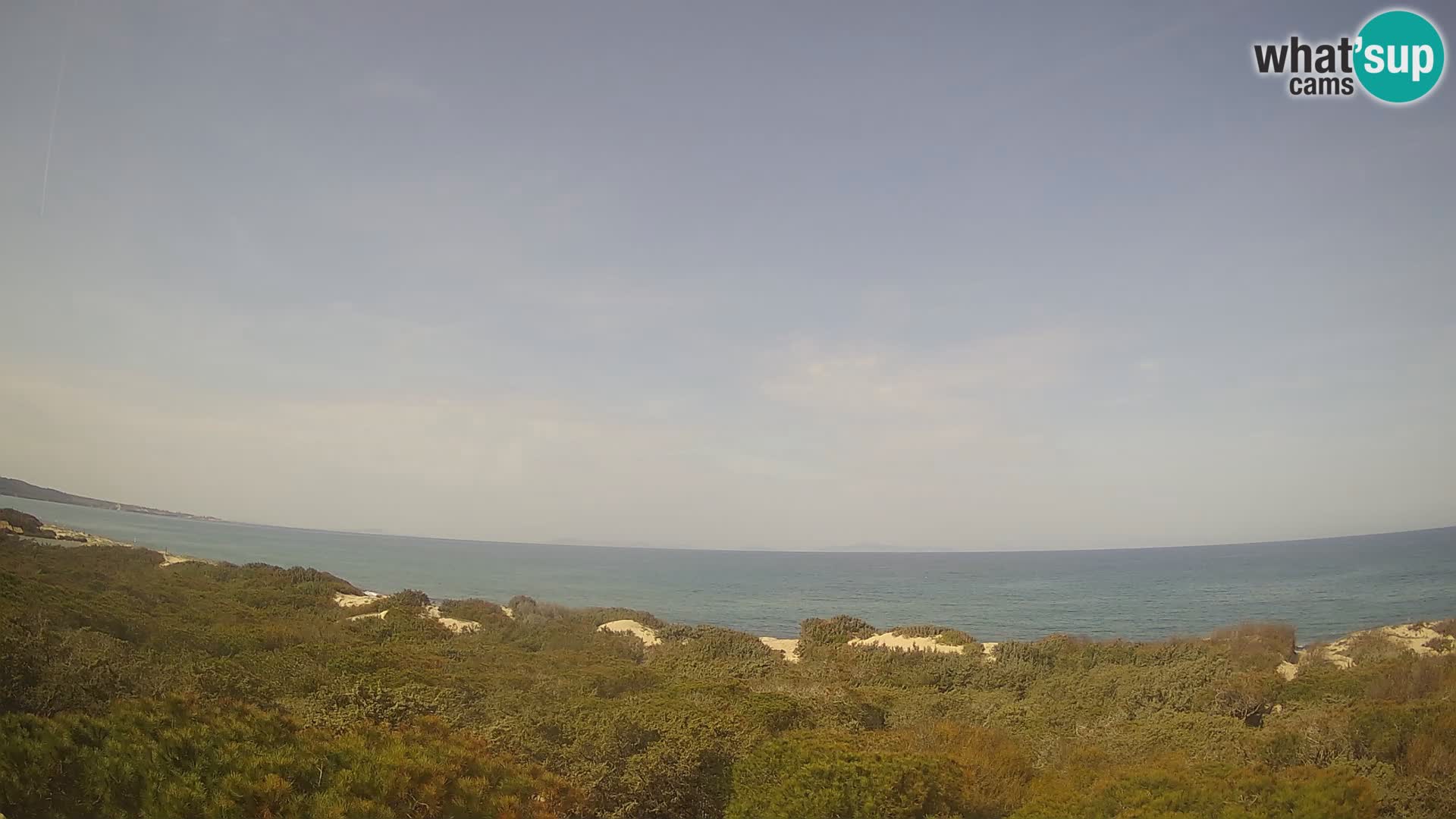 Villaplatamona, vista panorámica del Golfo de Asinara, Platamona, Sorso, Cerdeña – cámara web en vivo