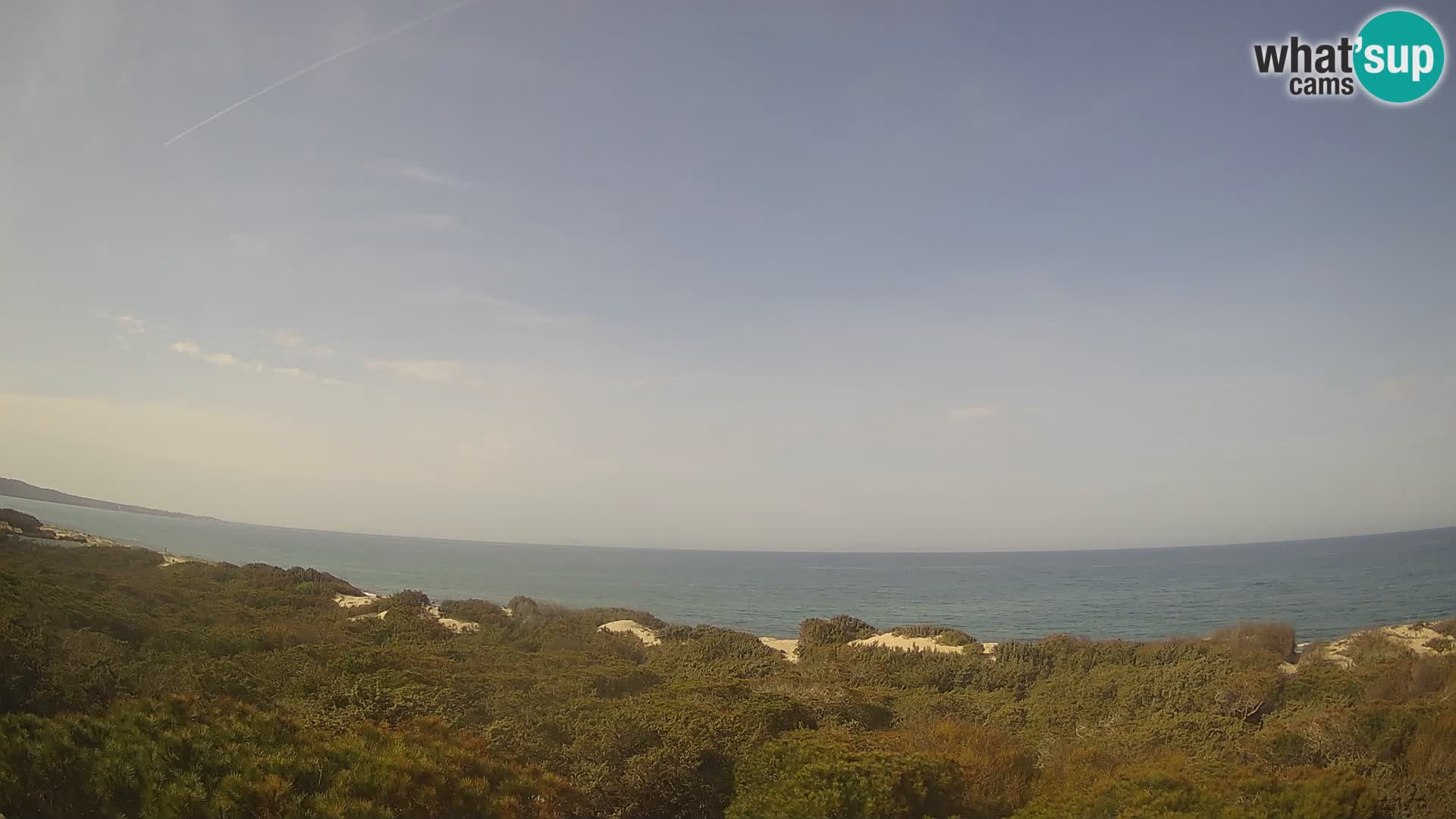 Villaplatamona, vista panoramica sul Golfo dell’Asinara, Platamona, Sorso, Sardegna – live webcam