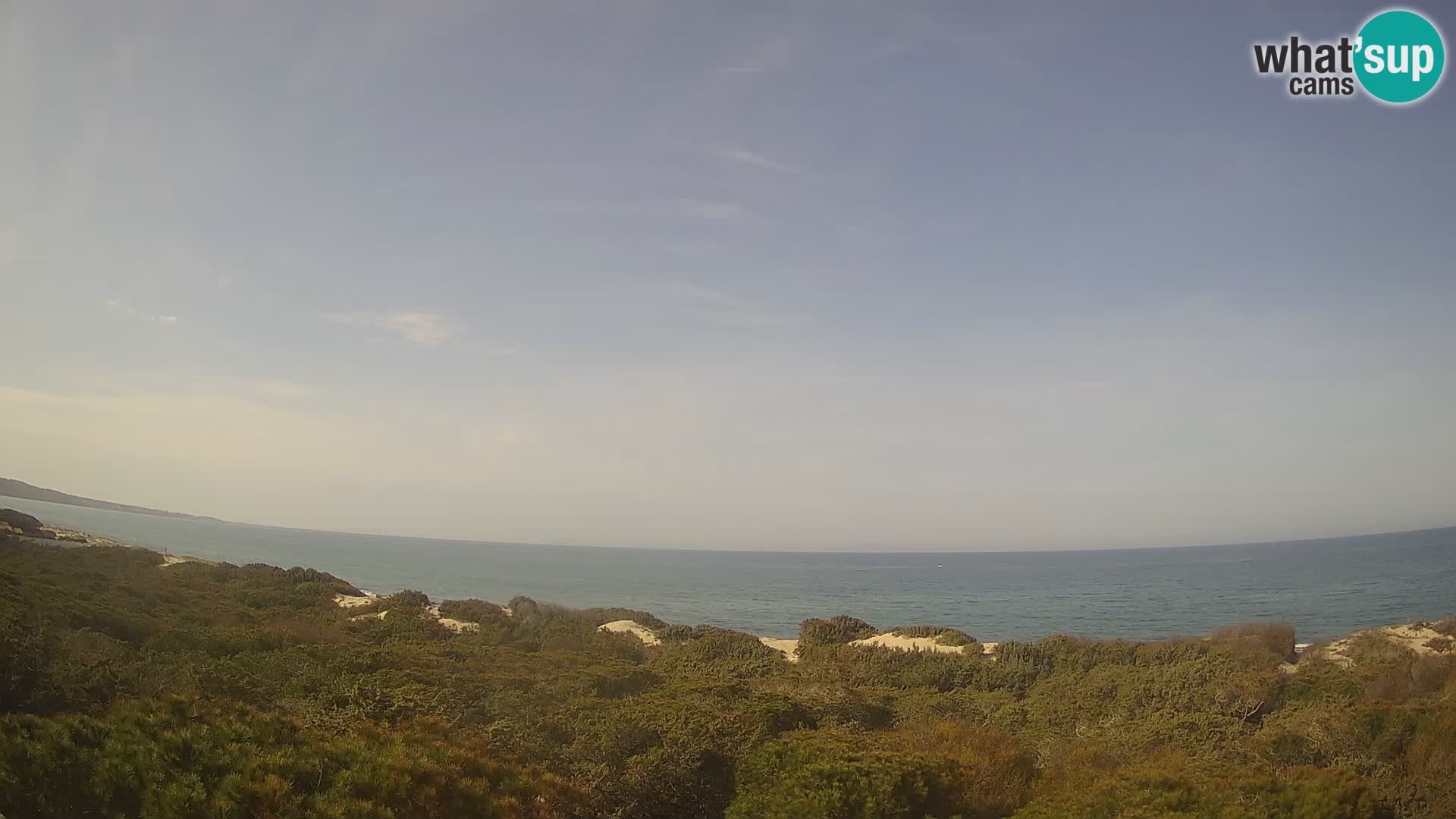 Villaplatamona, vista panoramica sul Golfo dell’Asinara, Platamona, Sorso, Sardegna – live webcam