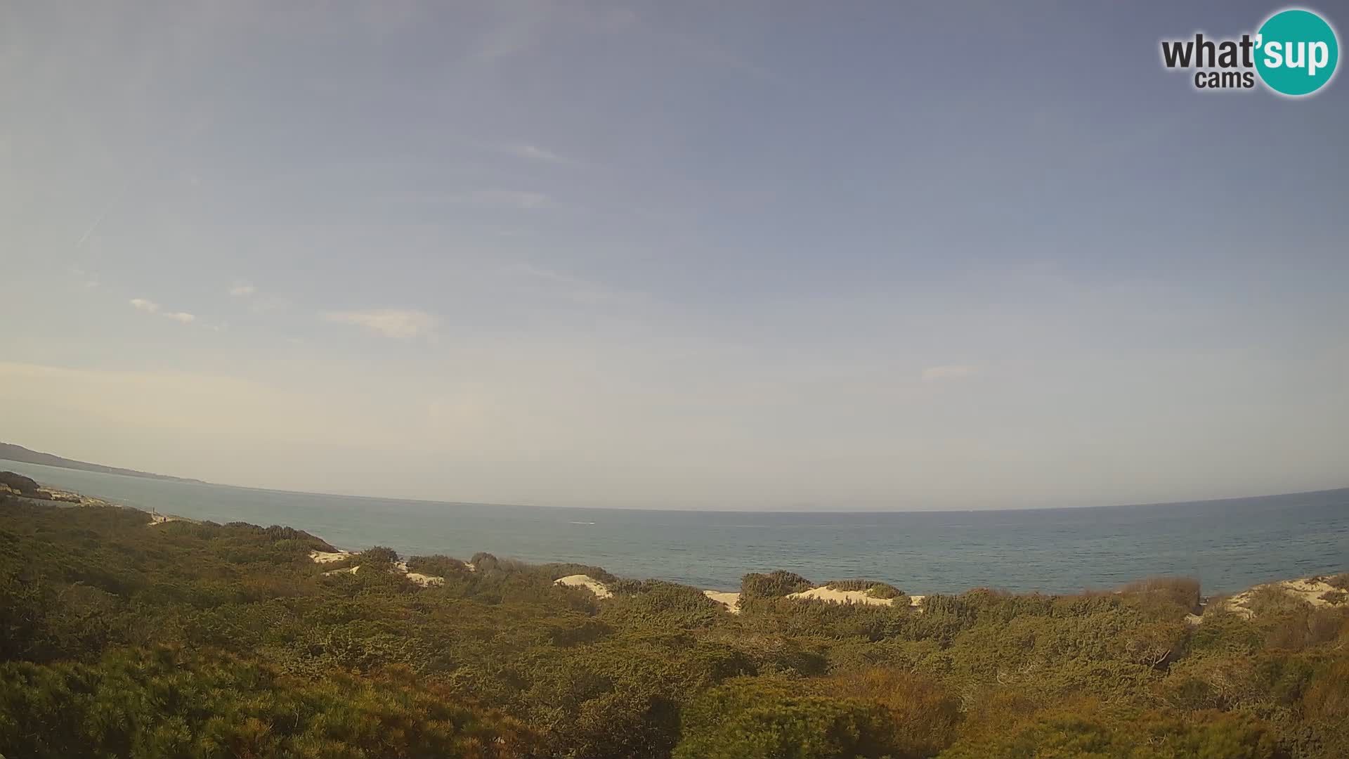 Villaplatamona, vista panoramica sul Golfo dell’Asinara, Platamona, Sorso, Sardegna – live webcam