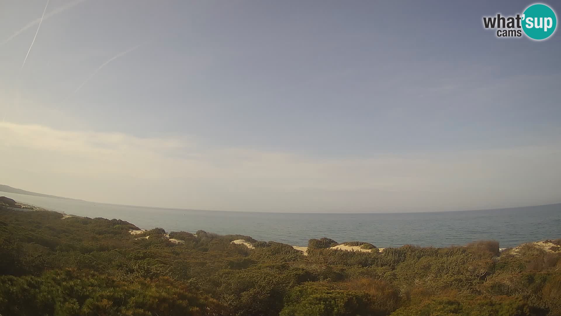 Villaplatamona, vue panoramique sur le golfe de l’Asinara, Platamona, Sorso, Sardaigne – webcam en direct