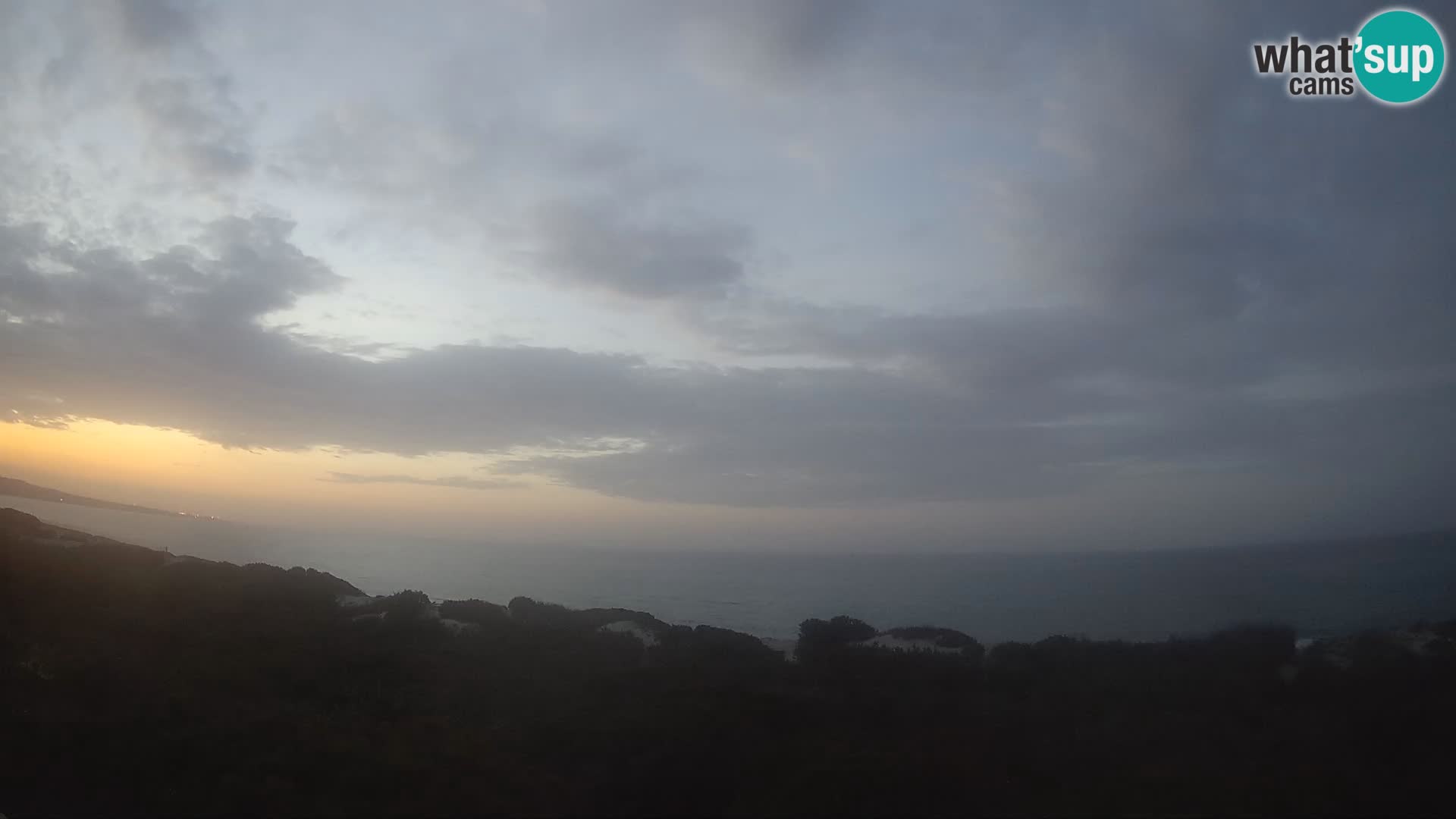 Villaplatamona, vista panoramica sul Golfo dell’Asinara, Platamona, Sorso, Sardegna – live webcam