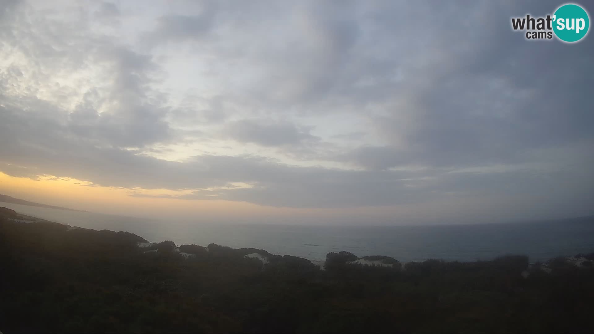 Villaplatamona, vista panorámica del Golfo de Asinara, Platamona, Sorso, Cerdeña – cámara web en vivo