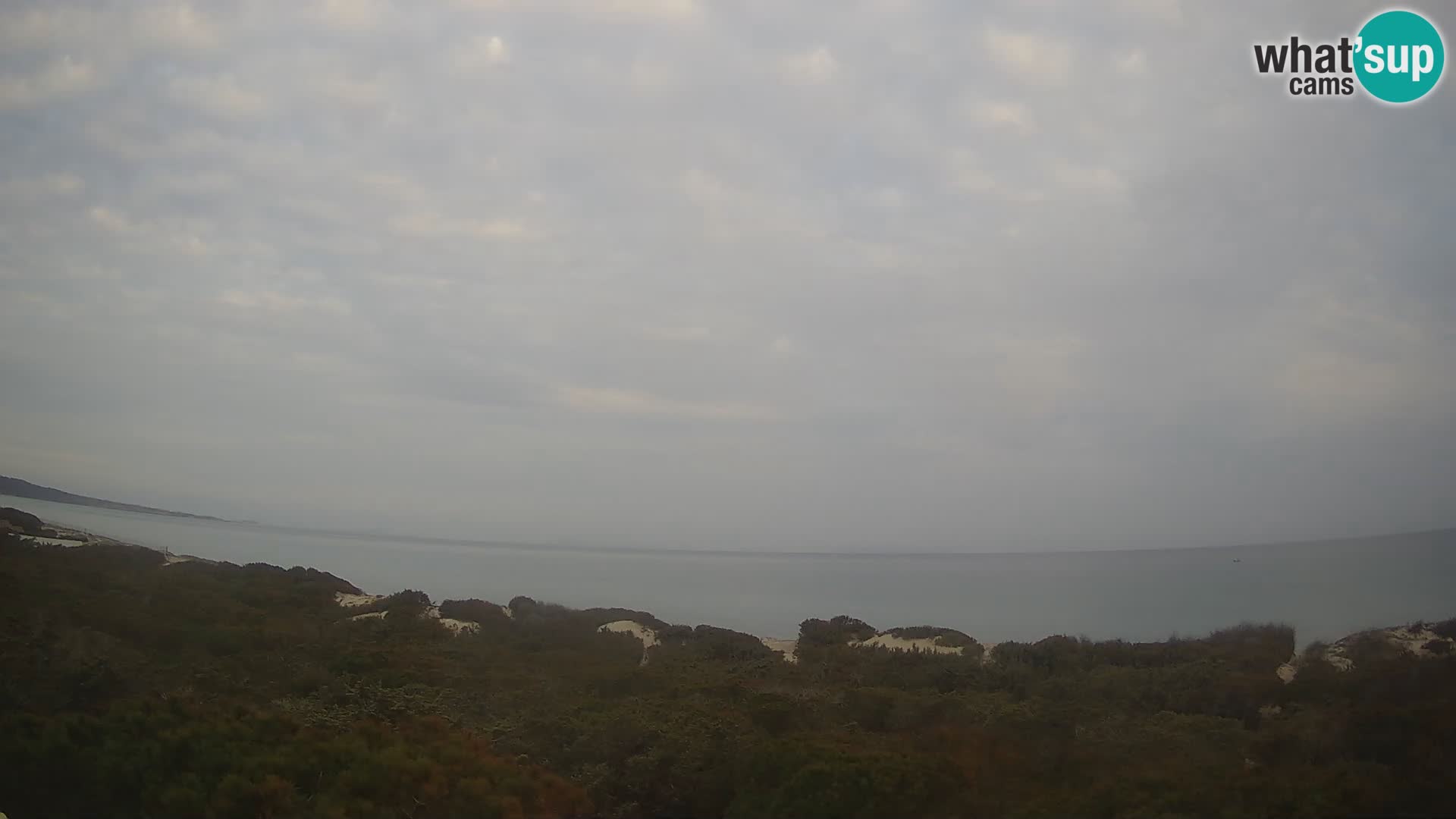 Villaplatamona, vista panoramica sul Golfo dell’Asinara, Platamona, Sorso, Sardegna – live webcam