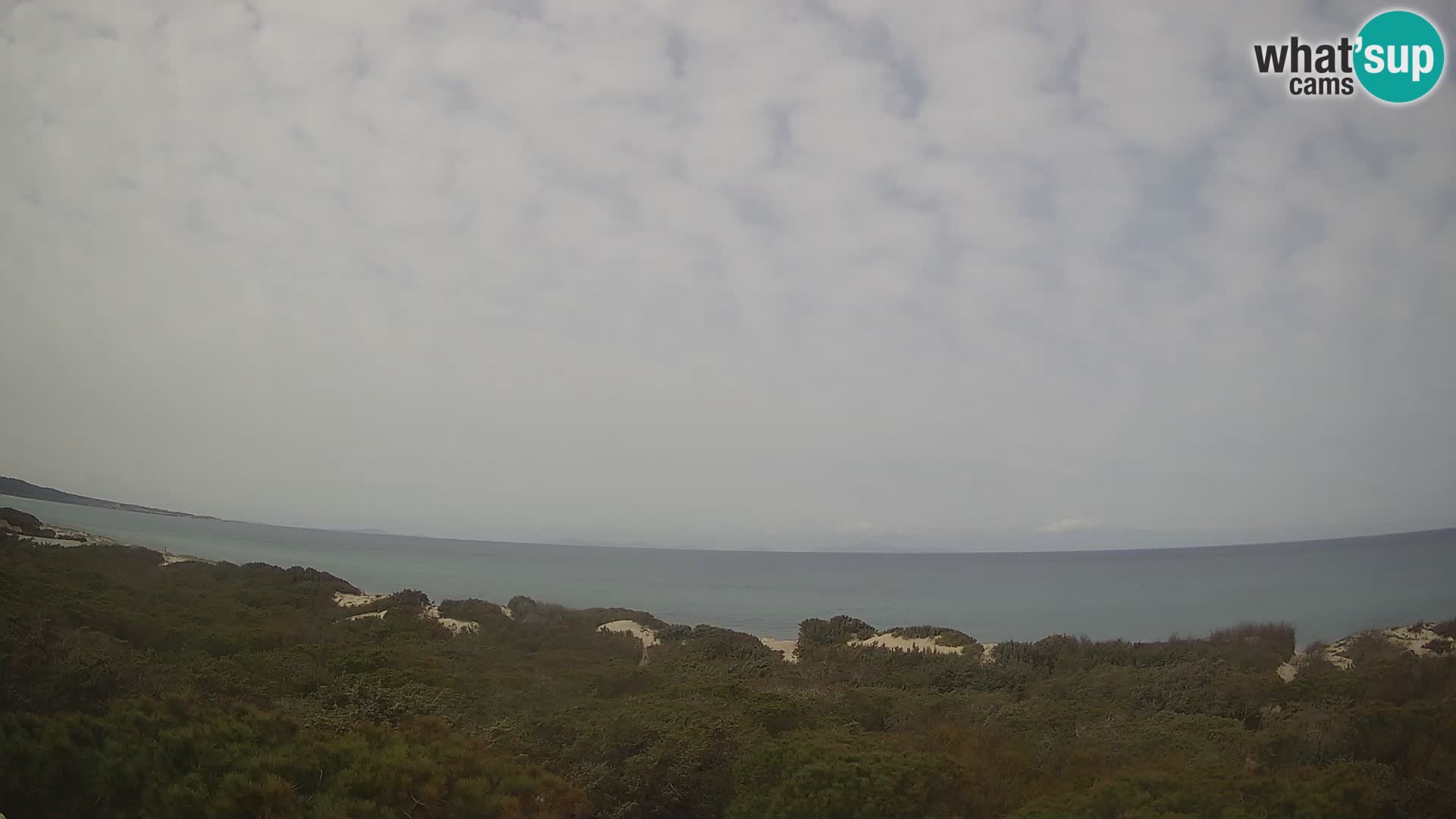 Villaplatamona, Panoramablick auf den Golf von Asinara, Platamona, Sorso, Sardinien – Live-Webcam