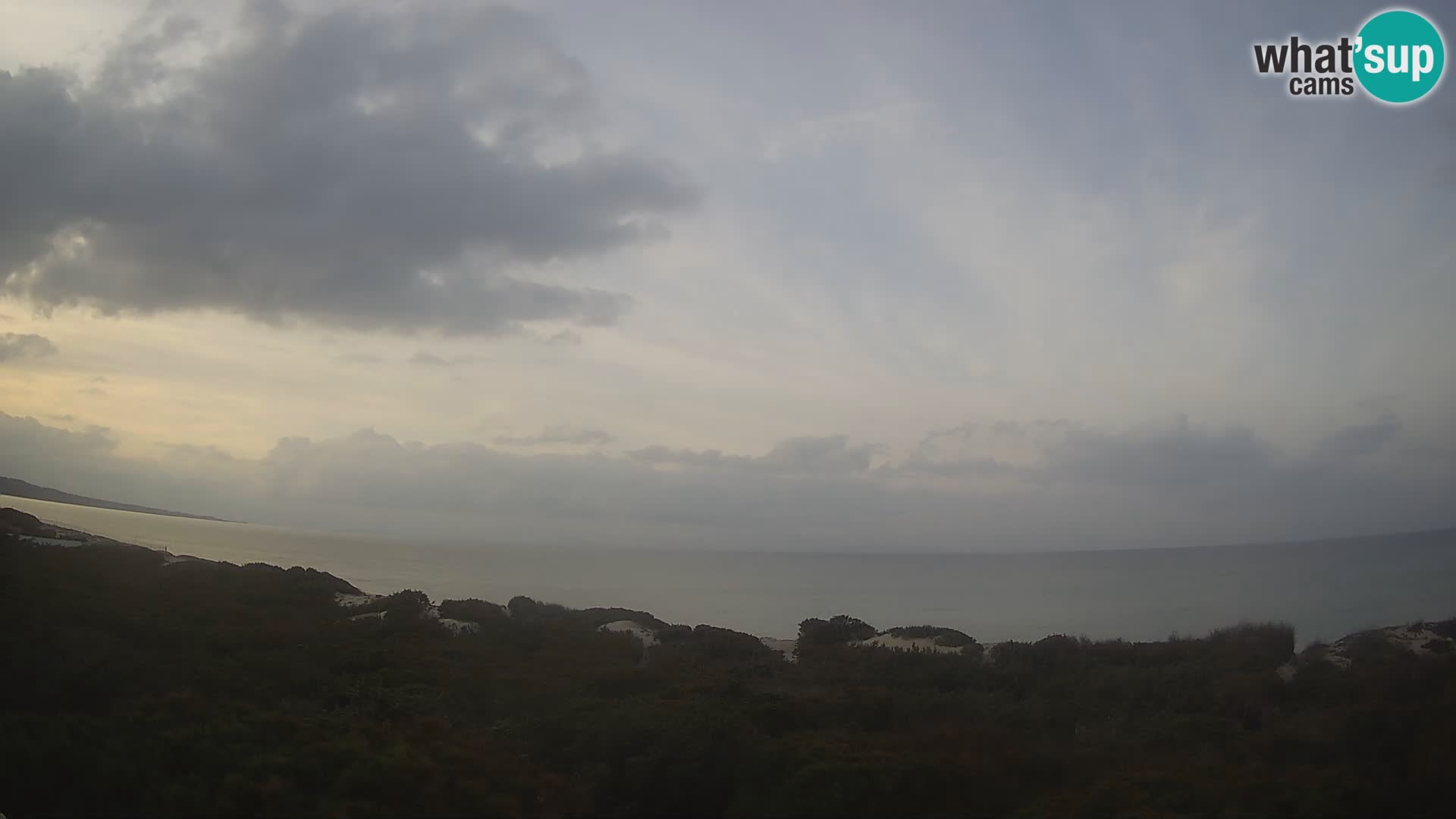 Villaplatamona, vista panoramica sul Golfo dell’Asinara, Platamona, Sorso, Sardegna – live webcam