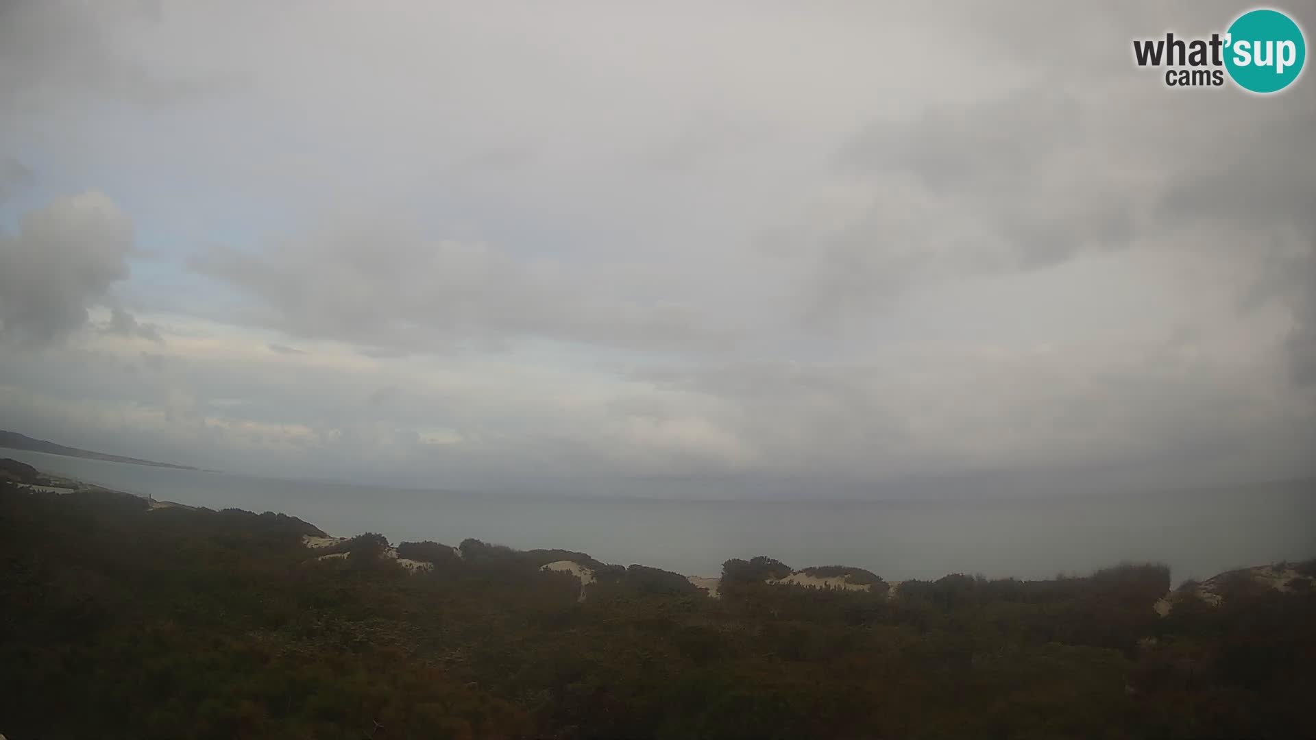 Villaplatamona, vue panoramique sur le golfe de l’Asinara, Platamona, Sorso, Sardaigne – webcam en direct