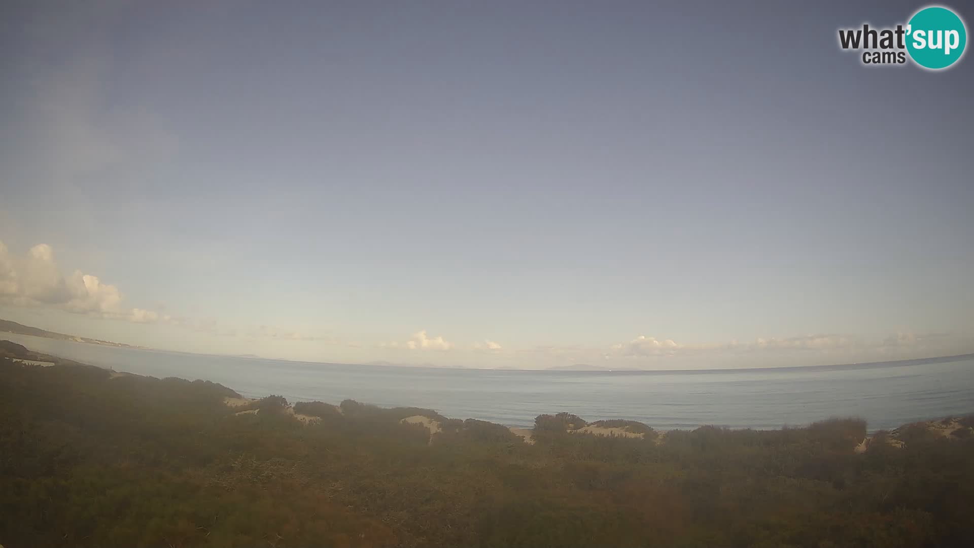 Villaplatamona, panoramic view of the Gulf of Asinara, Platamona, Sorso, Sardinia – live webcam