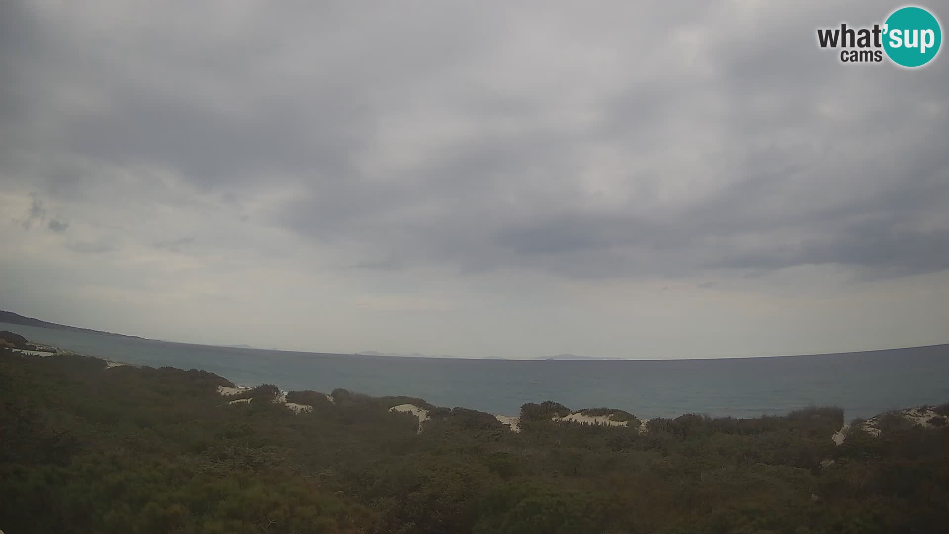 Villaplatamona, vista panoramica sul Golfo dell’Asinara, Platamona, Sorso, Sardegna – live webcam