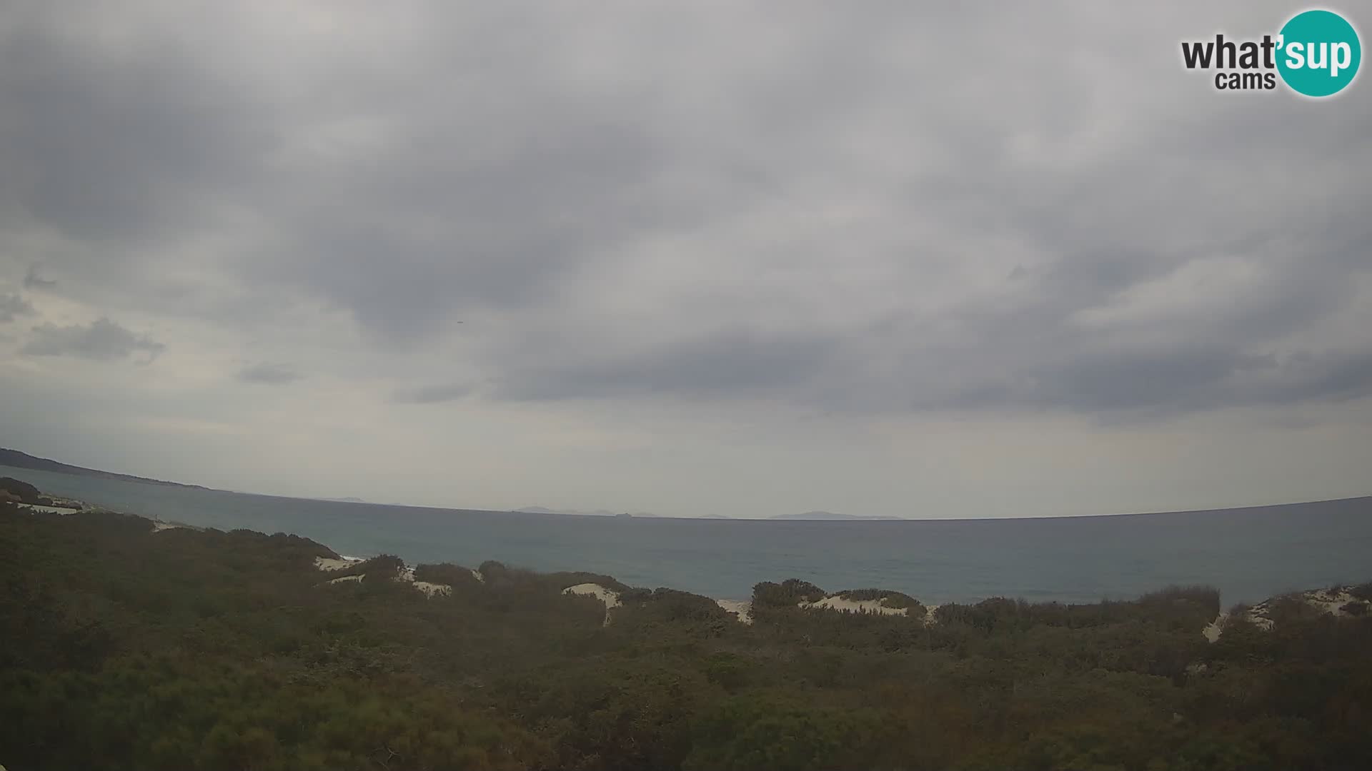 Villaplatamona, panoramic view of the Gulf of Asinara, Platamona, Sorso, Sardinia – live webcam