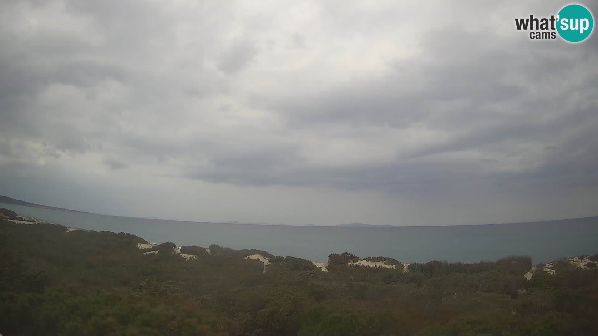 Villaplatamona, vue panoramique sur le golfe de l’Asinara, Platamona, Sorso, Sardaigne – webcam en direct