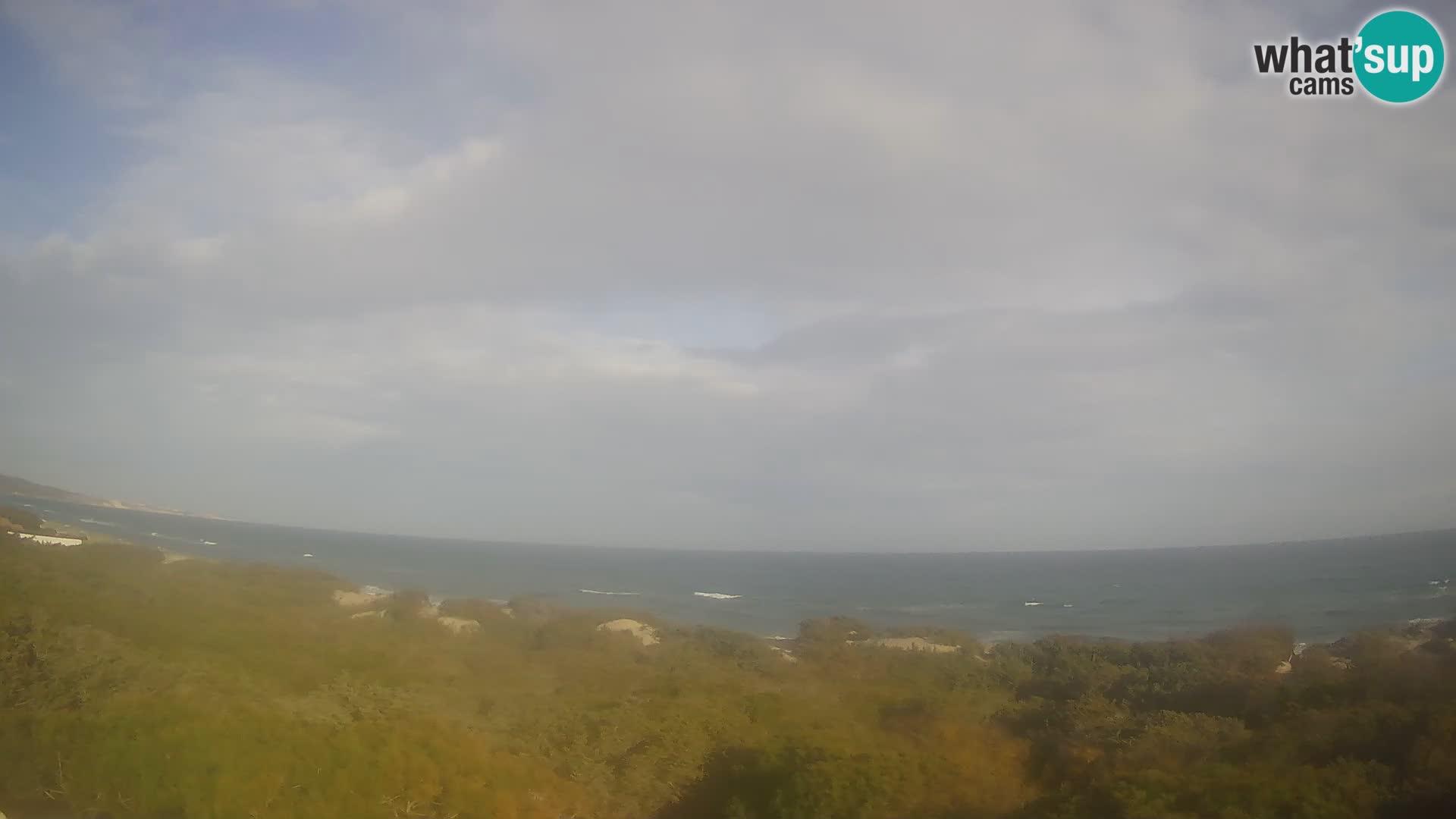 Villaplatamona, vista panoramica sul Golfo dell’Asinara, Platamona, Sorso, Sardegna – live webcam