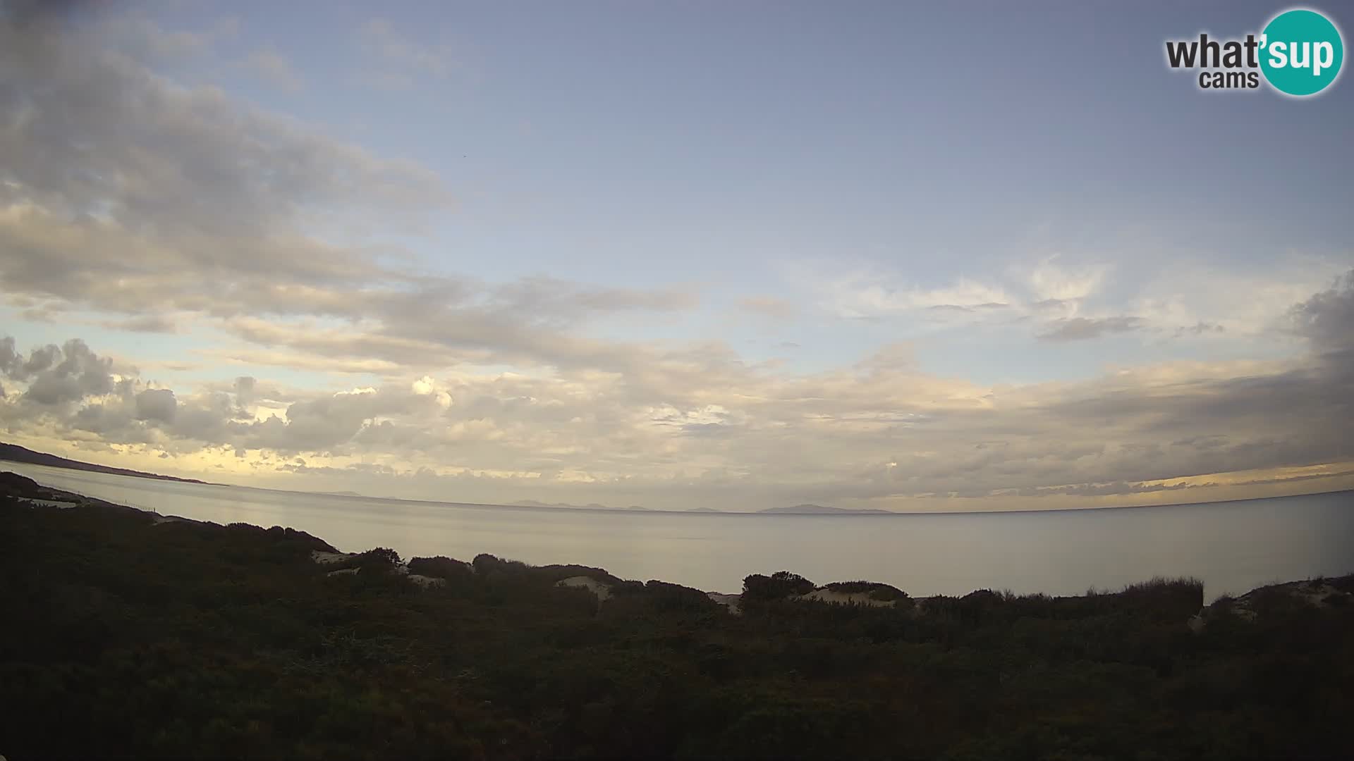 Villaplatamona, vista panorámica del Golfo de Asinara, Platamona, Sorso, Cerdeña – cámara web en vivo