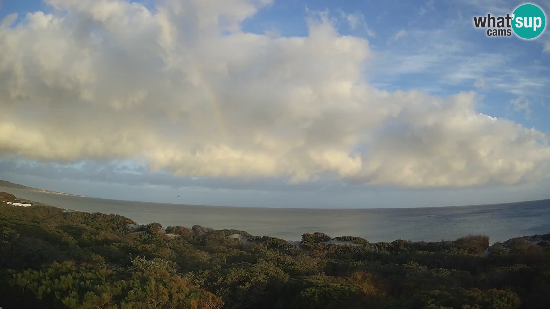 Villaplatamona, panoramic view of the Gulf of Asinara, Platamona, Sorso, Sardinia – live webcam