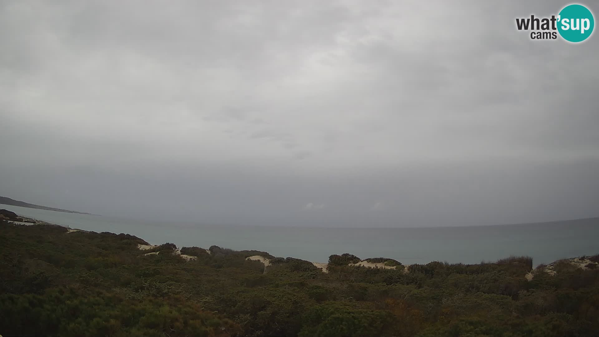 Villaplatamona, vue panoramique sur le golfe de l’Asinara, Platamona, Sorso, Sardaigne – webcam en direct