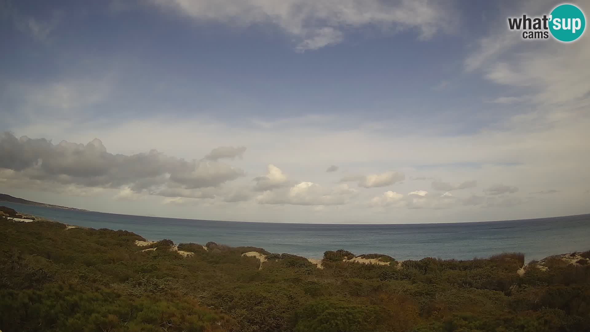 Villaplatamona, vista panorámica del Golfo de Asinara, Platamona, Sorso, Cerdeña – cámara web en vivo