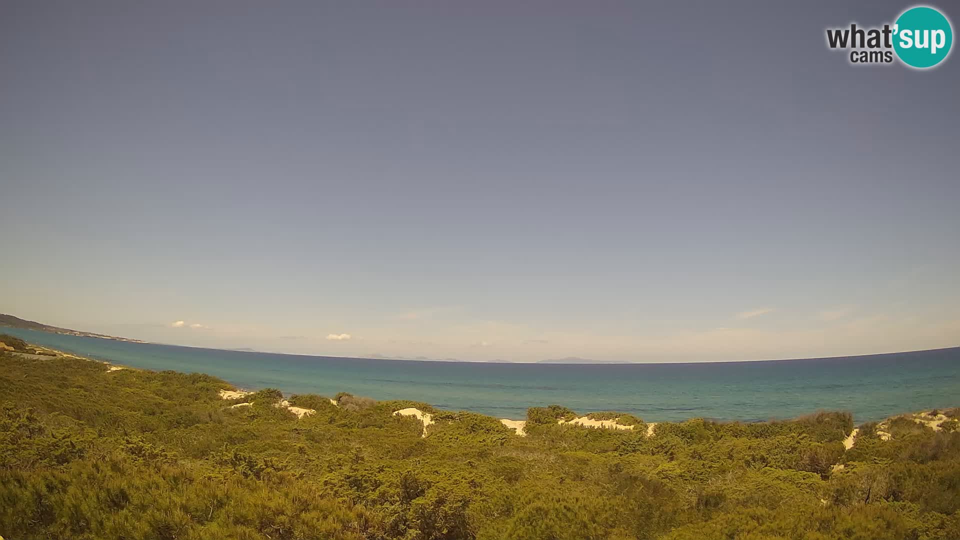 Villaplatamona, panoramic view of the Gulf of Asinara, Platamona, Sorso, Sardinia – live webcam