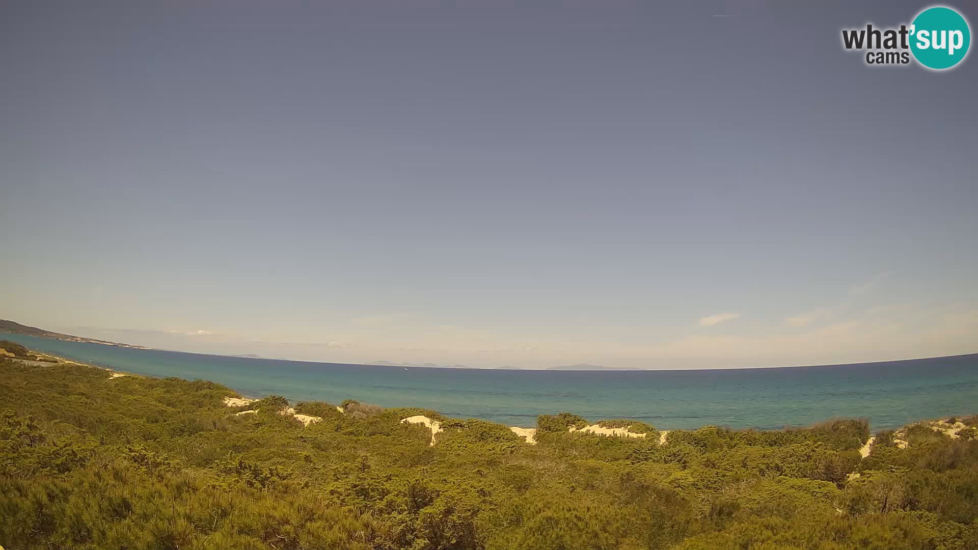 Villaplatamona, panoramic view of the Gulf of Asinara, Platamona, Sorso, Sardinia – live webcam