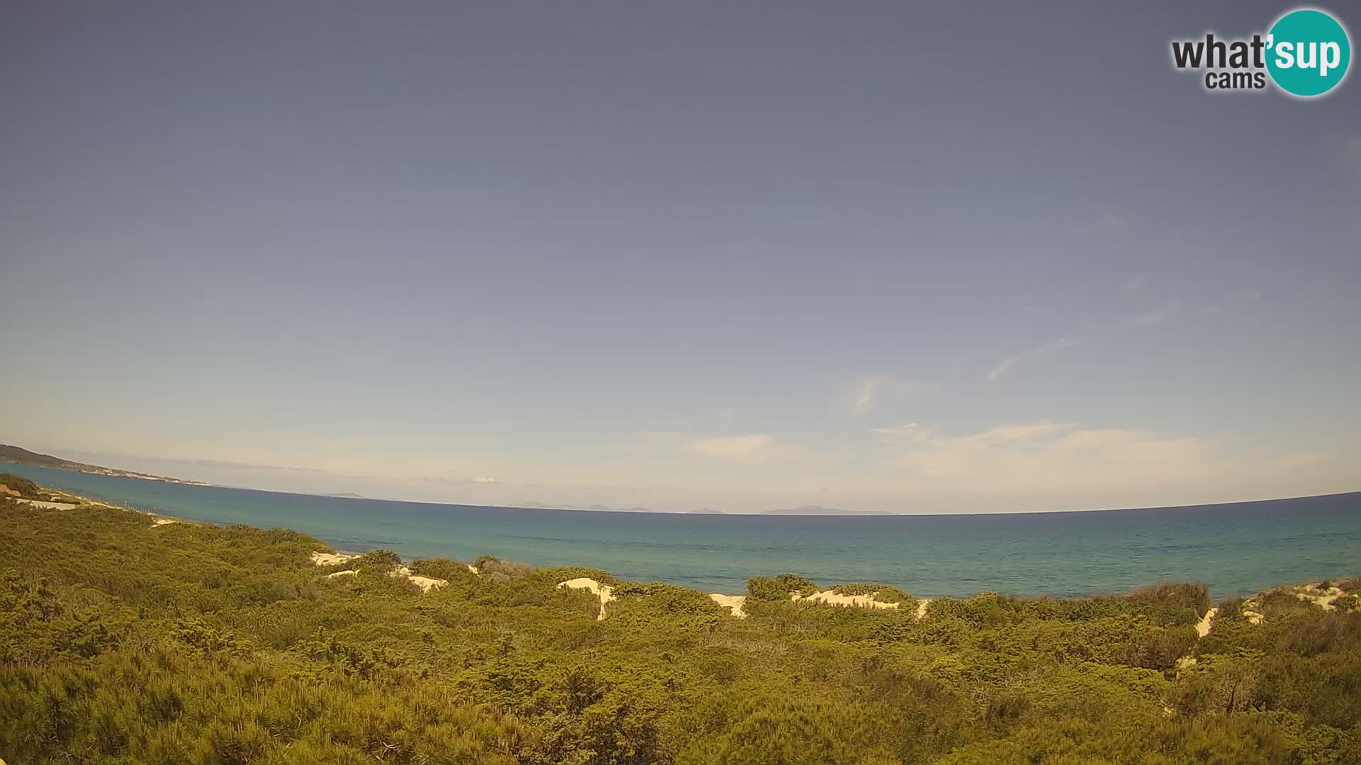 Villaplatamona, panoramic view of the Gulf of Asinara, Platamona, Sorso, Sardinia – live webcam