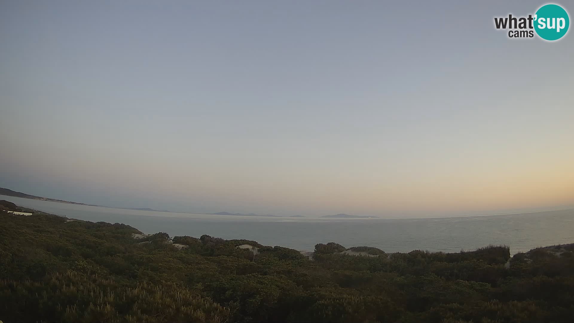 Villaplatamona, panoramic view of the Gulf of Asinara, Platamona, Sorso, Sardinia – live webcam