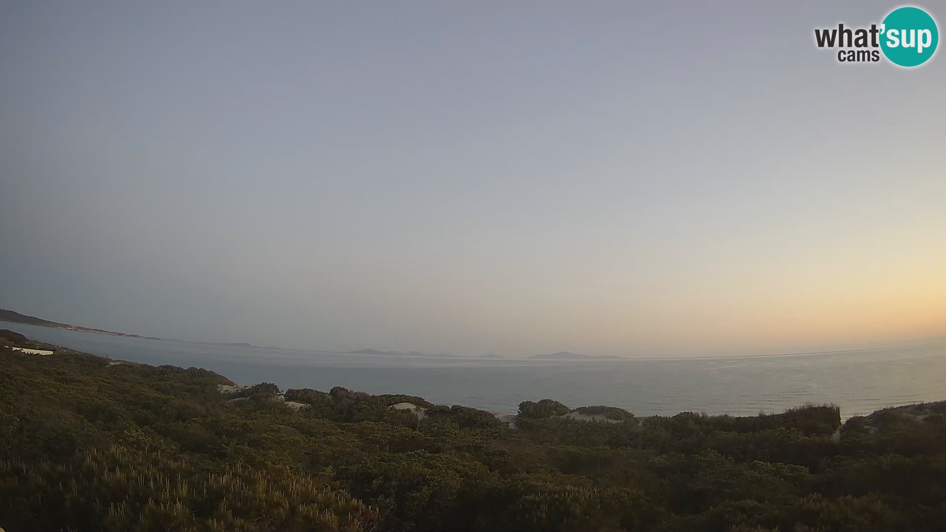 Villaplatamona, vue panoramique sur le golfe de l’Asinara, Platamona, Sorso, Sardaigne – webcam en direct