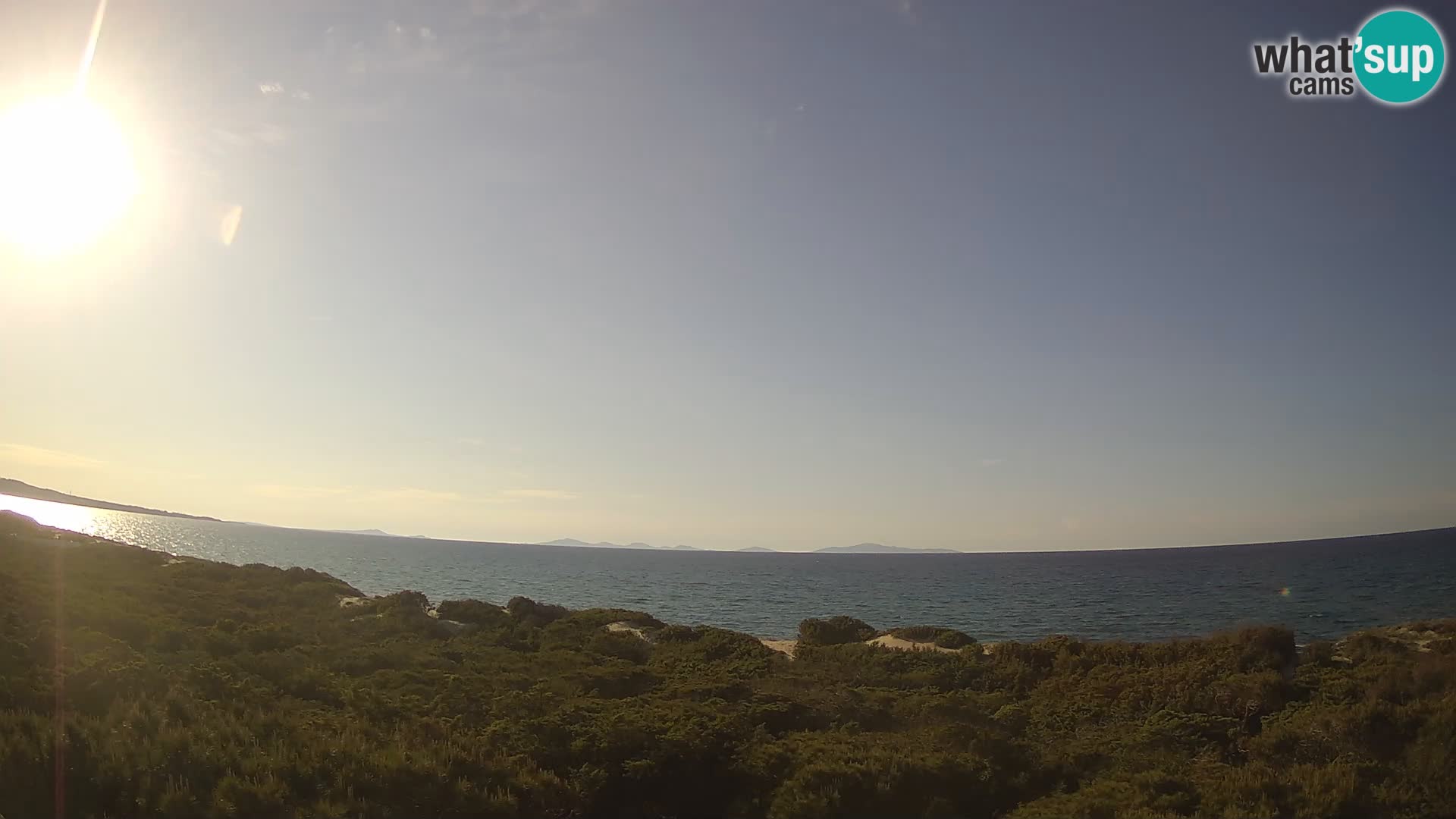 Villaplatamona, vista panorámica del Golfo de Asinara, Platamona, Sorso, Cerdeña – cámara web en vivo