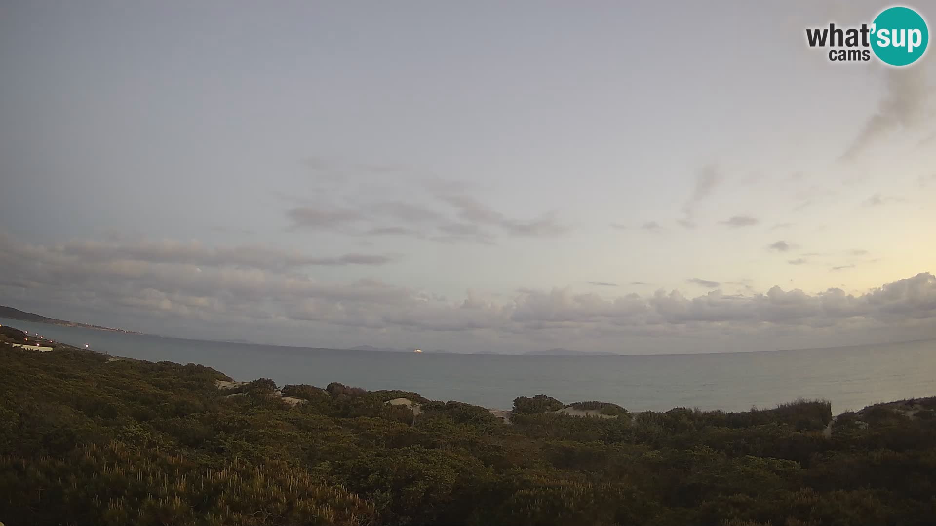 Villaplatamona, vista panorámica del Golfo de Asinara, Platamona, Sorso, Cerdeña – cámara web en vivo