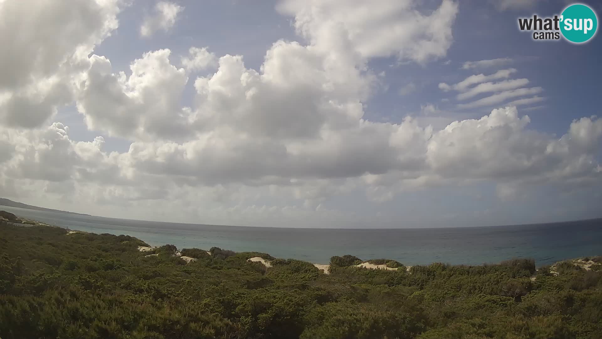 Villaplatamona, vue panoramique sur le golfe de l’Asinara, Platamona, Sorso, Sardaigne – webcam en direct