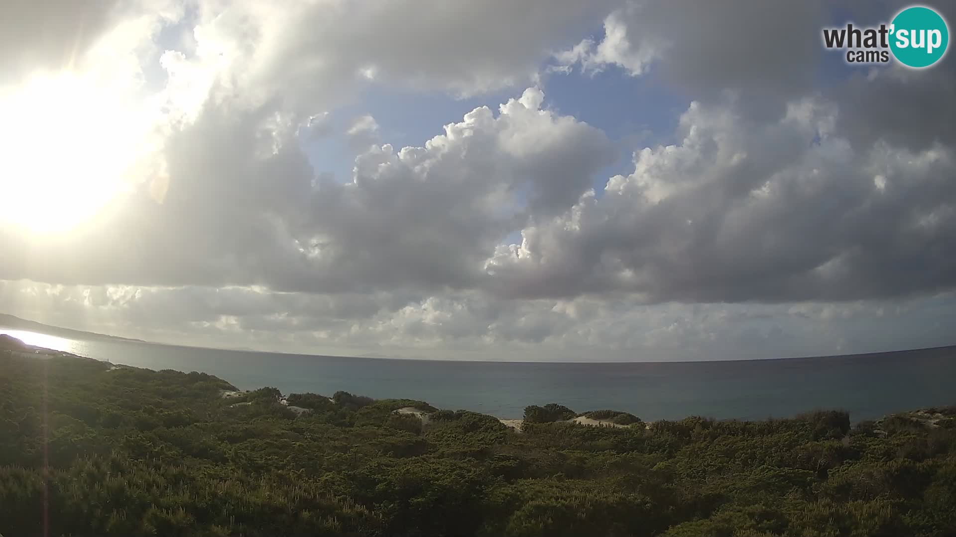 Villaplatamona, vista panorámica del Golfo de Asinara, Platamona, Sorso, Cerdeña – cámara web en vivo