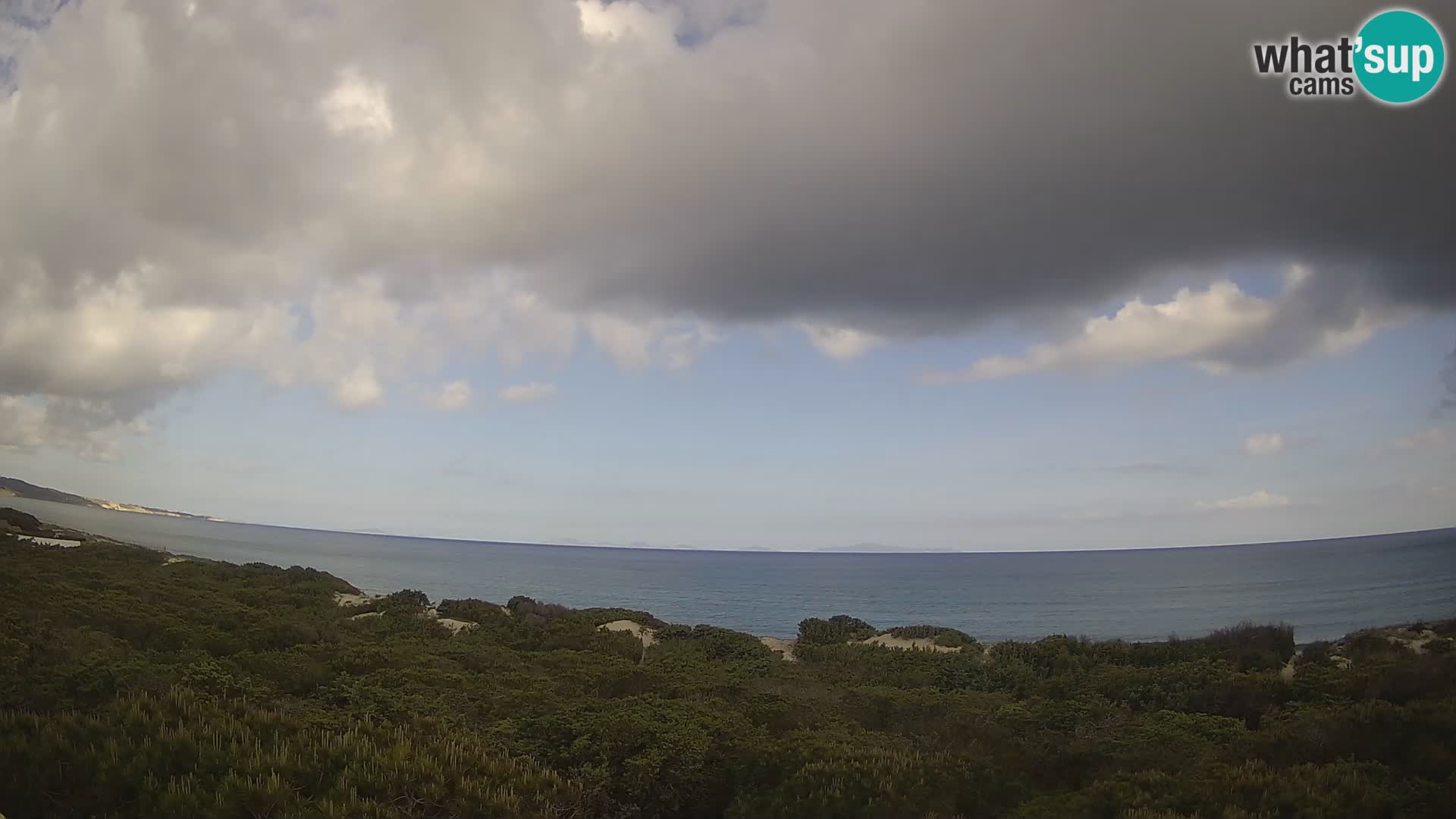 Villaplatamona, vue panoramique sur le golfe de l’Asinara, Platamona, Sorso, Sardaigne – webcam en direct