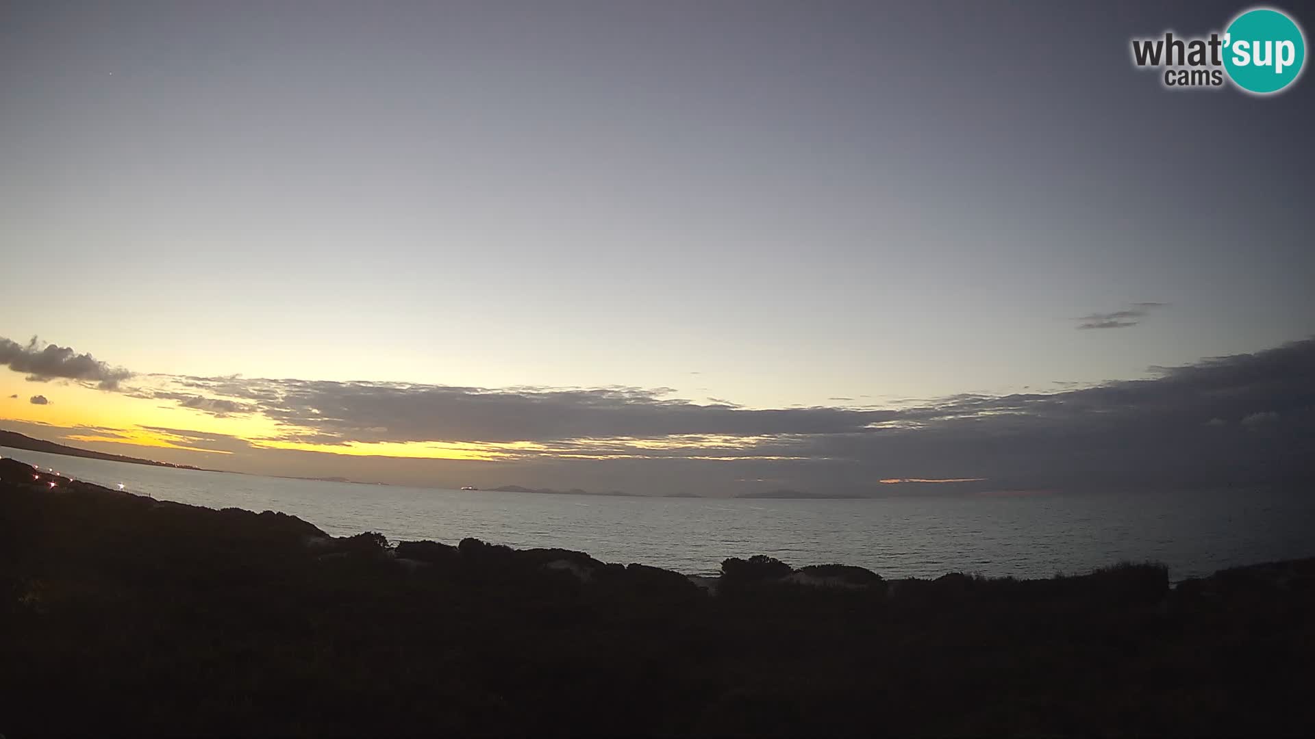 Villaplatamona, vista panorámica del Golfo de Asinara, Platamona, Sorso, Cerdeña – cámara web en vivo