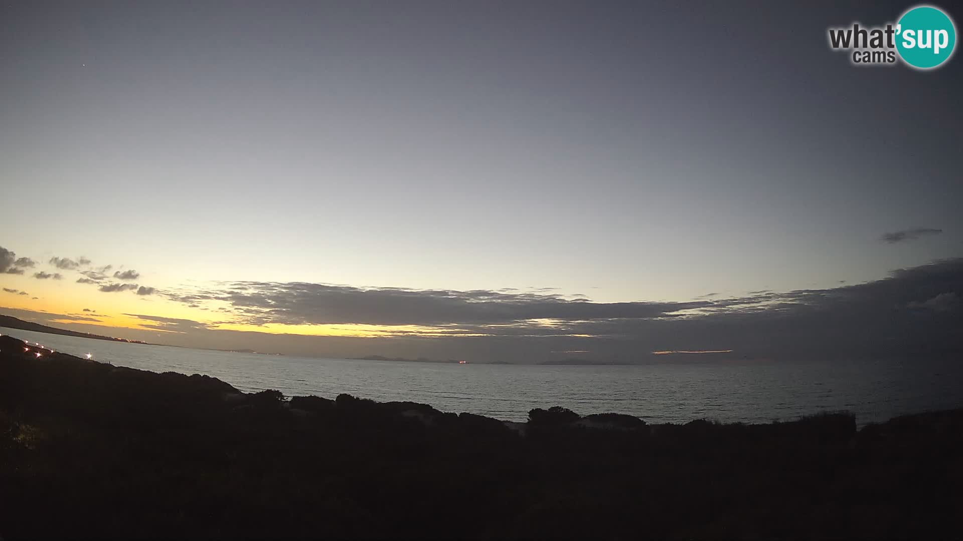 Villaplatamona, vista panorámica del Golfo de Asinara, Platamona, Sorso, Cerdeña – cámara web en vivo