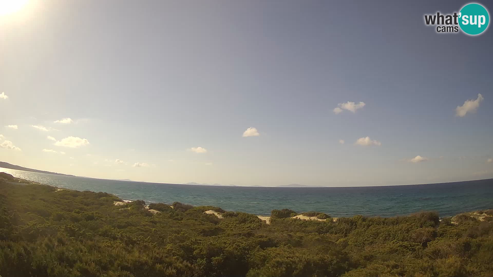 Villaplatamona, panoramic view of the Gulf of Asinara, Platamona, Sorso, Sardinia – live webcam