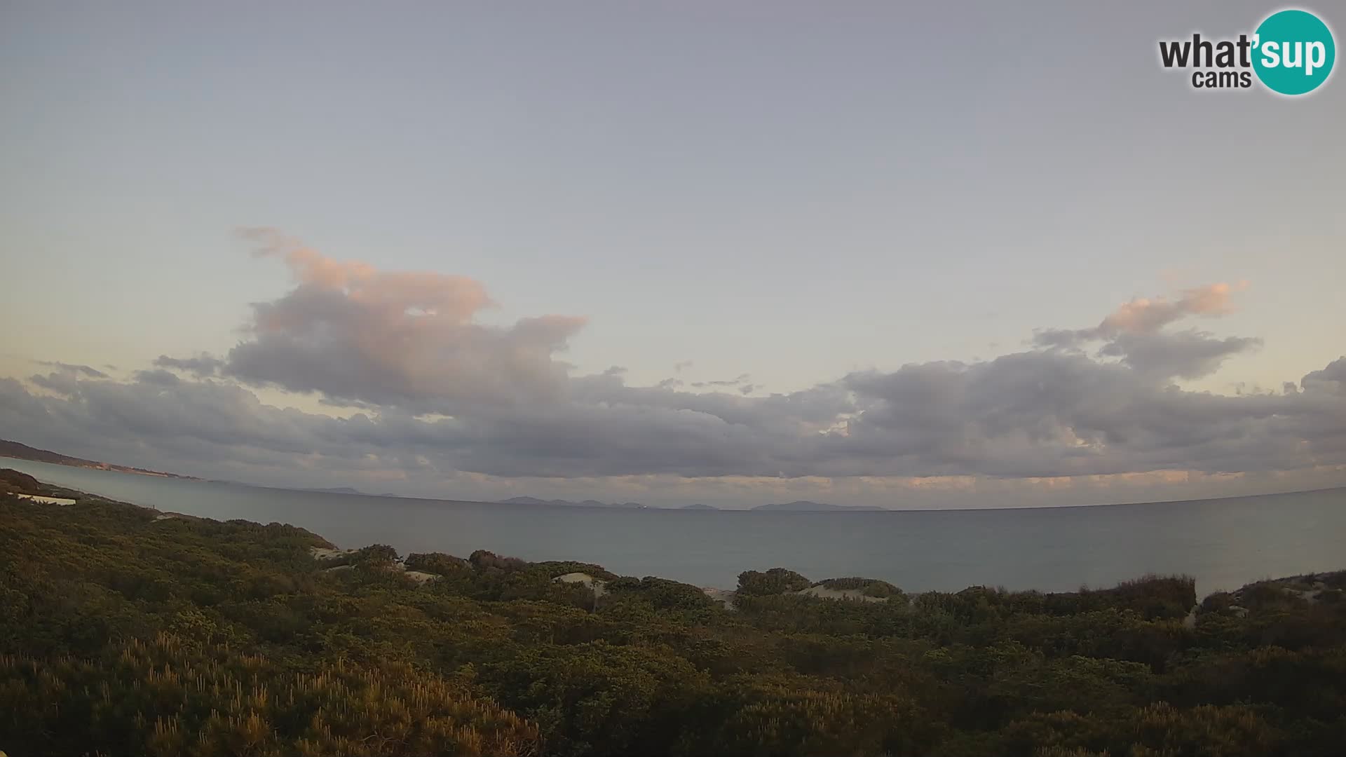 Villaplatamona, panoramic view of the Gulf of Asinara, Platamona, Sorso, Sardinia – live webcam