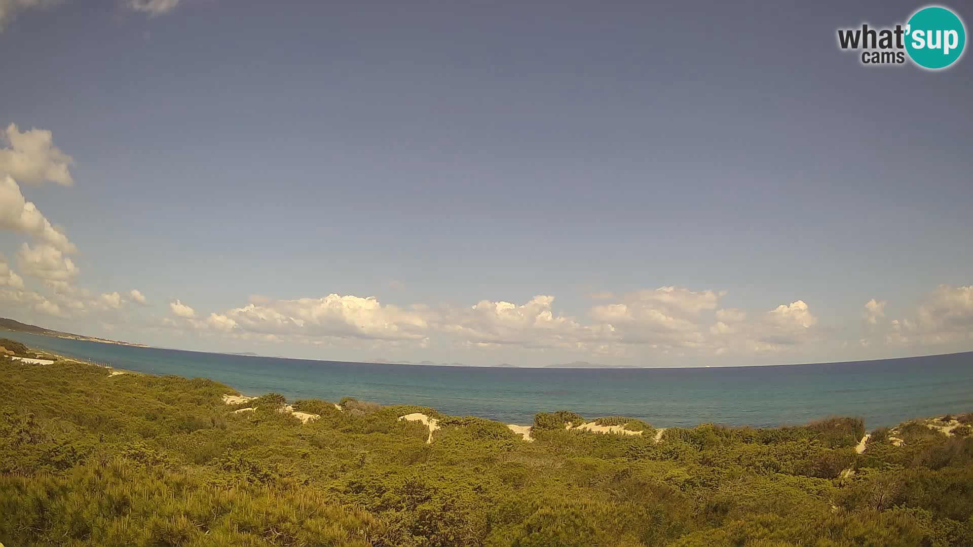 Villaplatamona, panoramic view of the Gulf of Asinara, Platamona, Sorso, Sardinia – live webcam