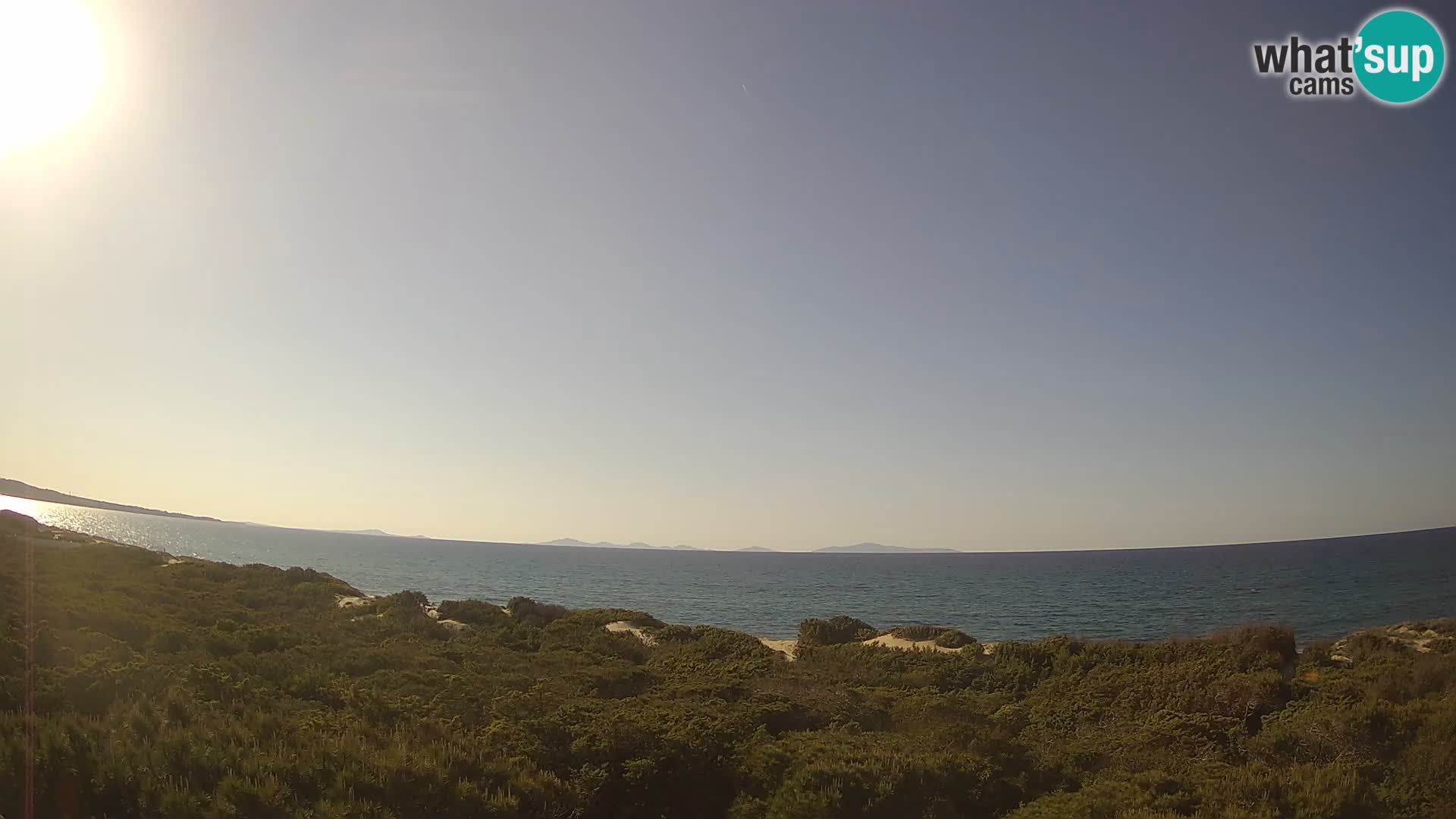 Villaplatamona, panoramic view of the Gulf of Asinara, Platamona, Sorso, Sardinia – live webcam