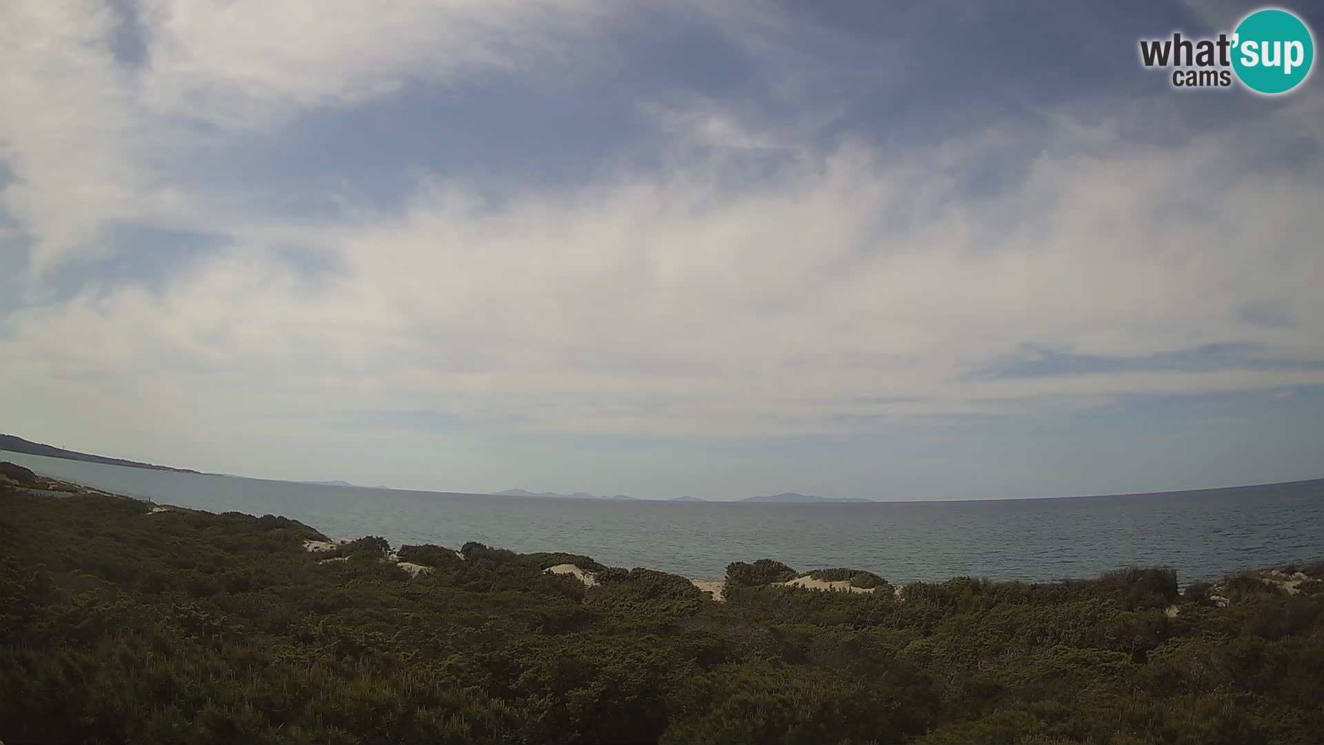 Villaplatamona, panoramic view of the Gulf of Asinara, Platamona, Sorso, Sardinia – live webcam